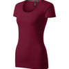 Opal Sprint - T-shirt women‘s 95% cotton 5% elastane - 152 - garnet