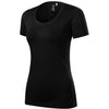 Nova Loom - T-shirt women's 100% MERINO wool - 158 - Black