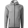Marzium - Stretch fleece men’s 95% polyester 5% elastane - 417 - Dark gray melange