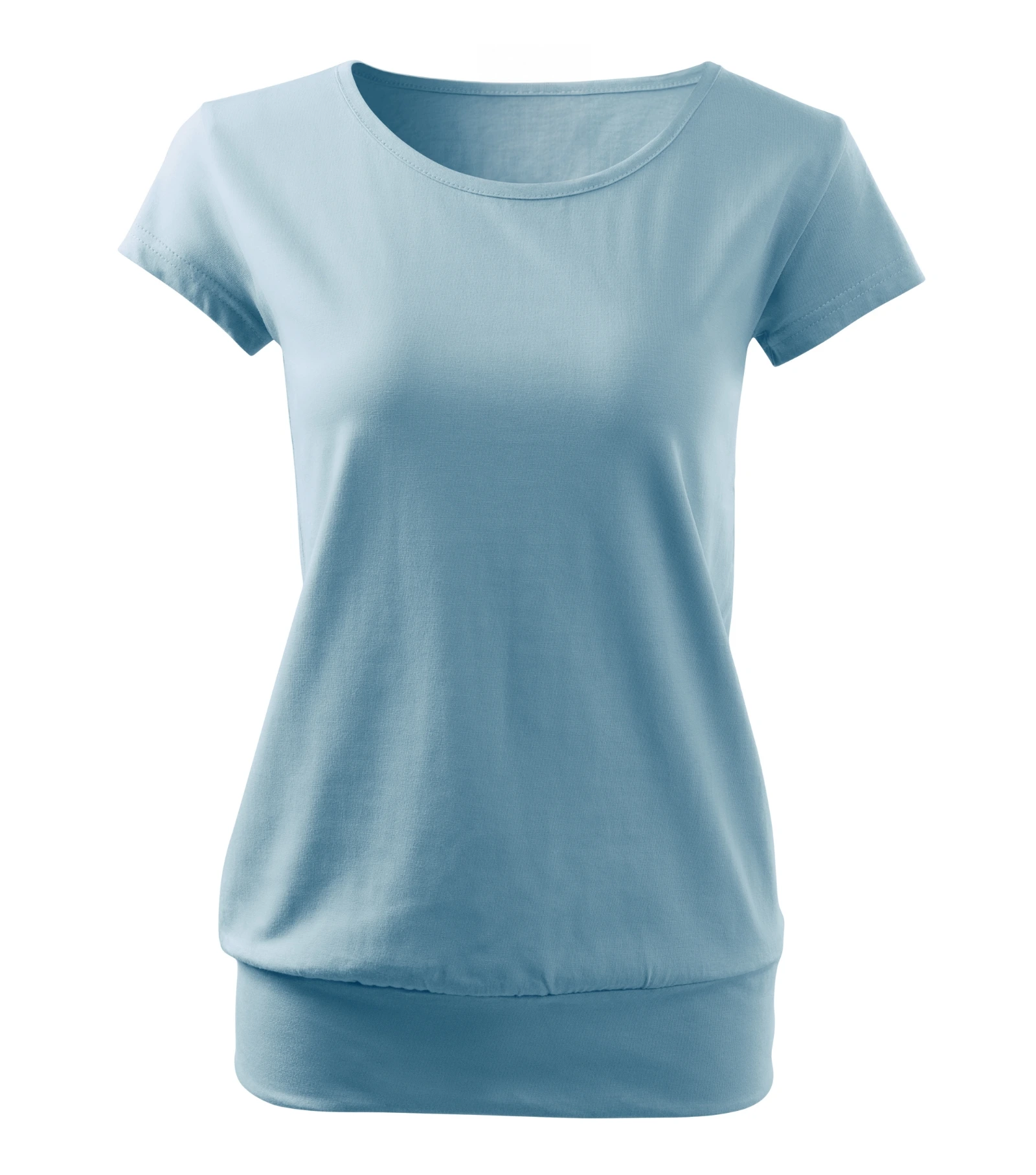 Sterling Trail - T-Shirt Damen 100% Baumwolle - 120, Himmelblau, Größe XS