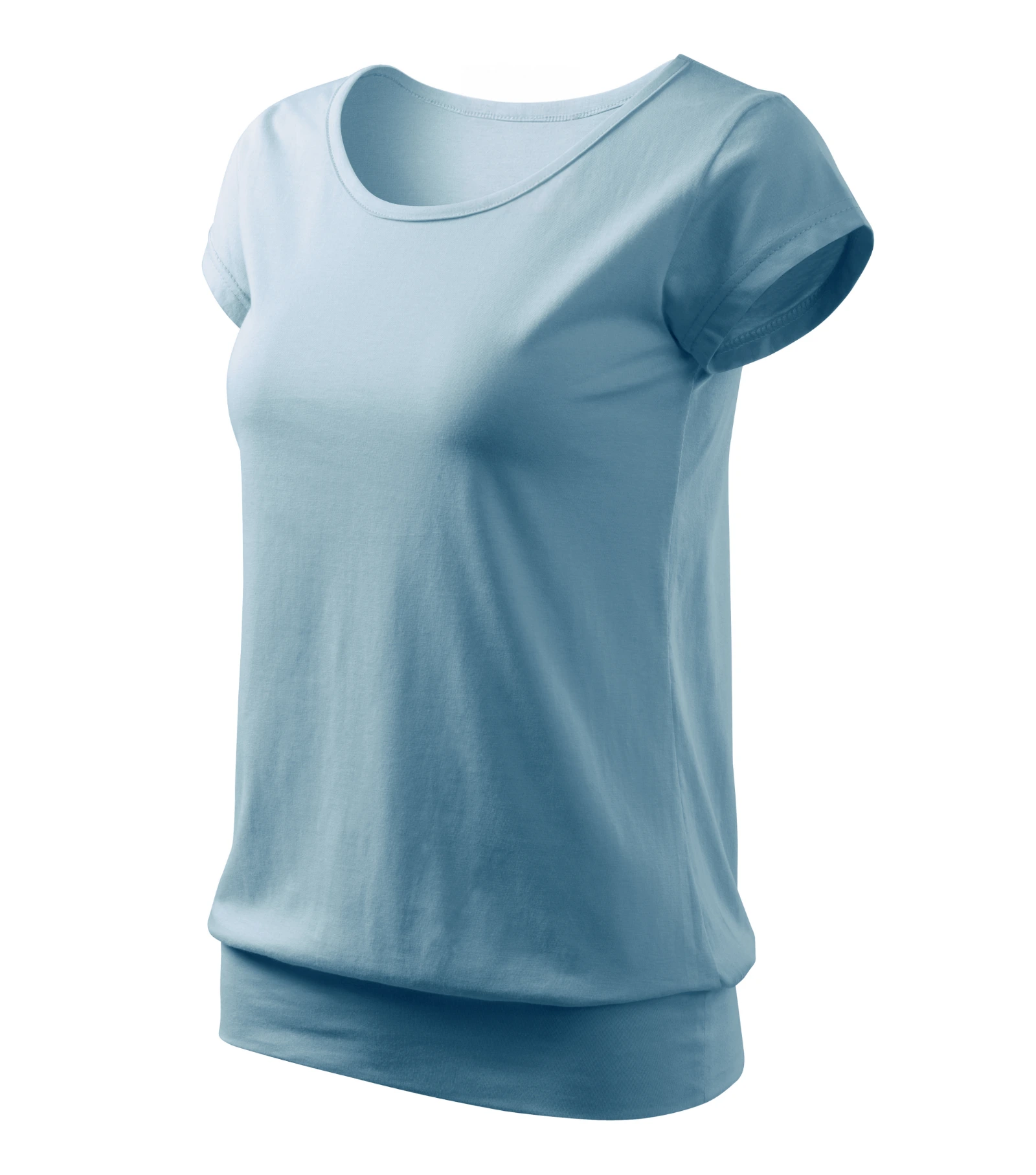 Sterling Trail - T-Shirt Damen 100% Baumwolle - 120, Himmelblau, Größe XS