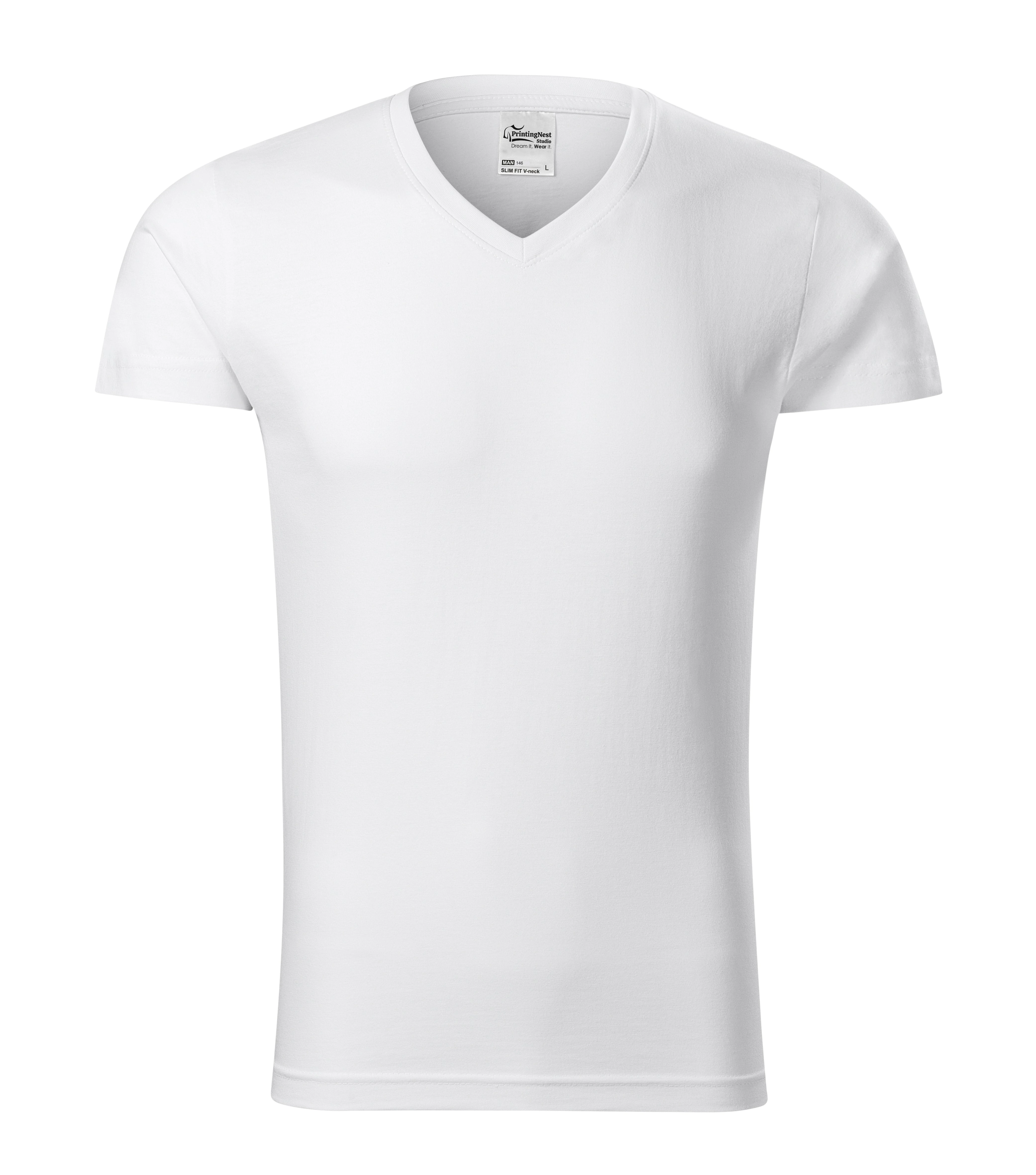 Flint Horizon - T-Shirt Herren 100% Baumwolle - 146, weiß, Größe S