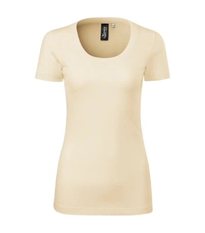 Nova Loom - T-Shirt Damen 100% Merinowolle - 158, Mandel, Größe XS