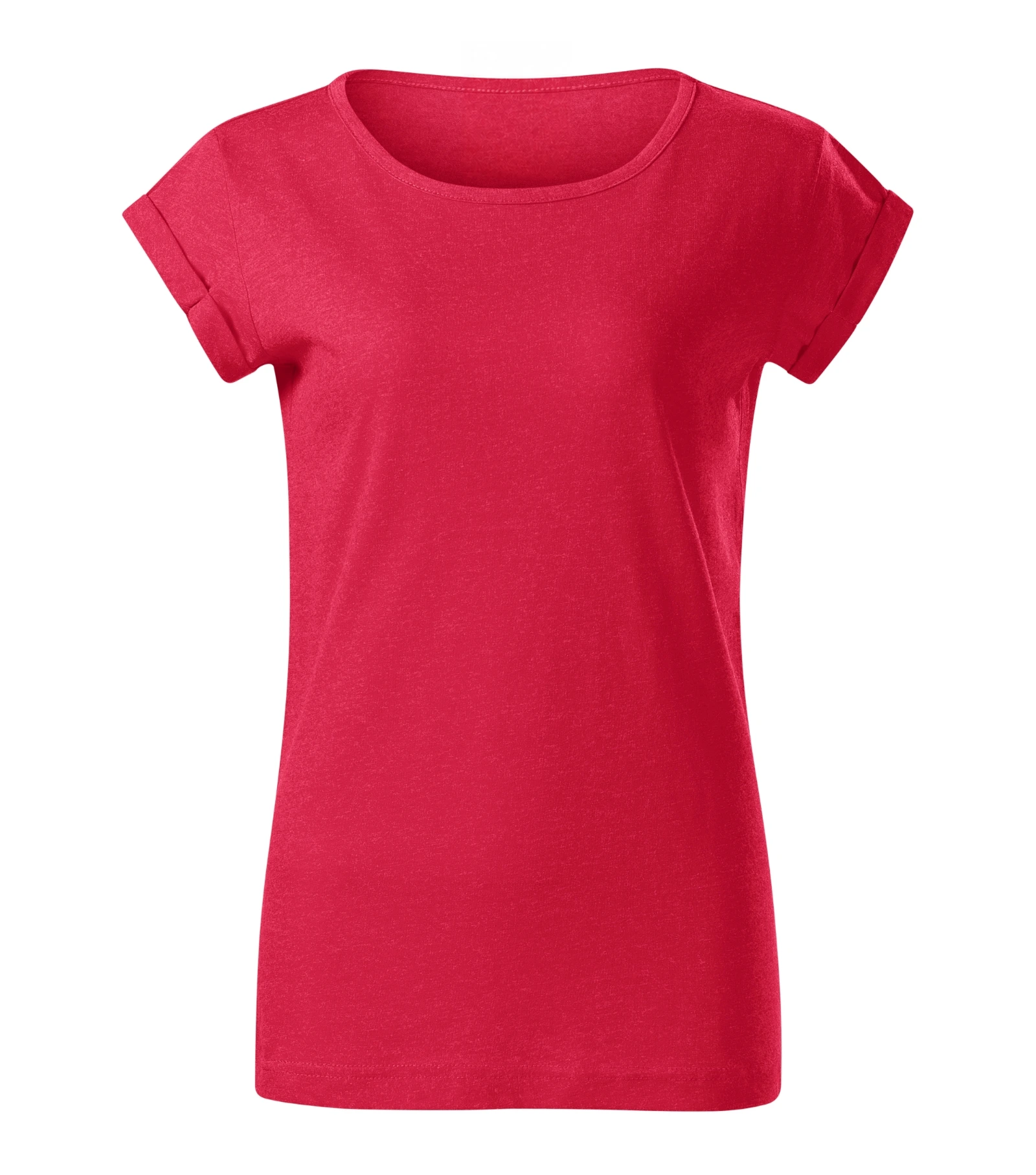 Zephyr Trail - T-Shirt Damen 65% Polyester, 35% Baumwolle - 164, Rot meliert, Größe XS