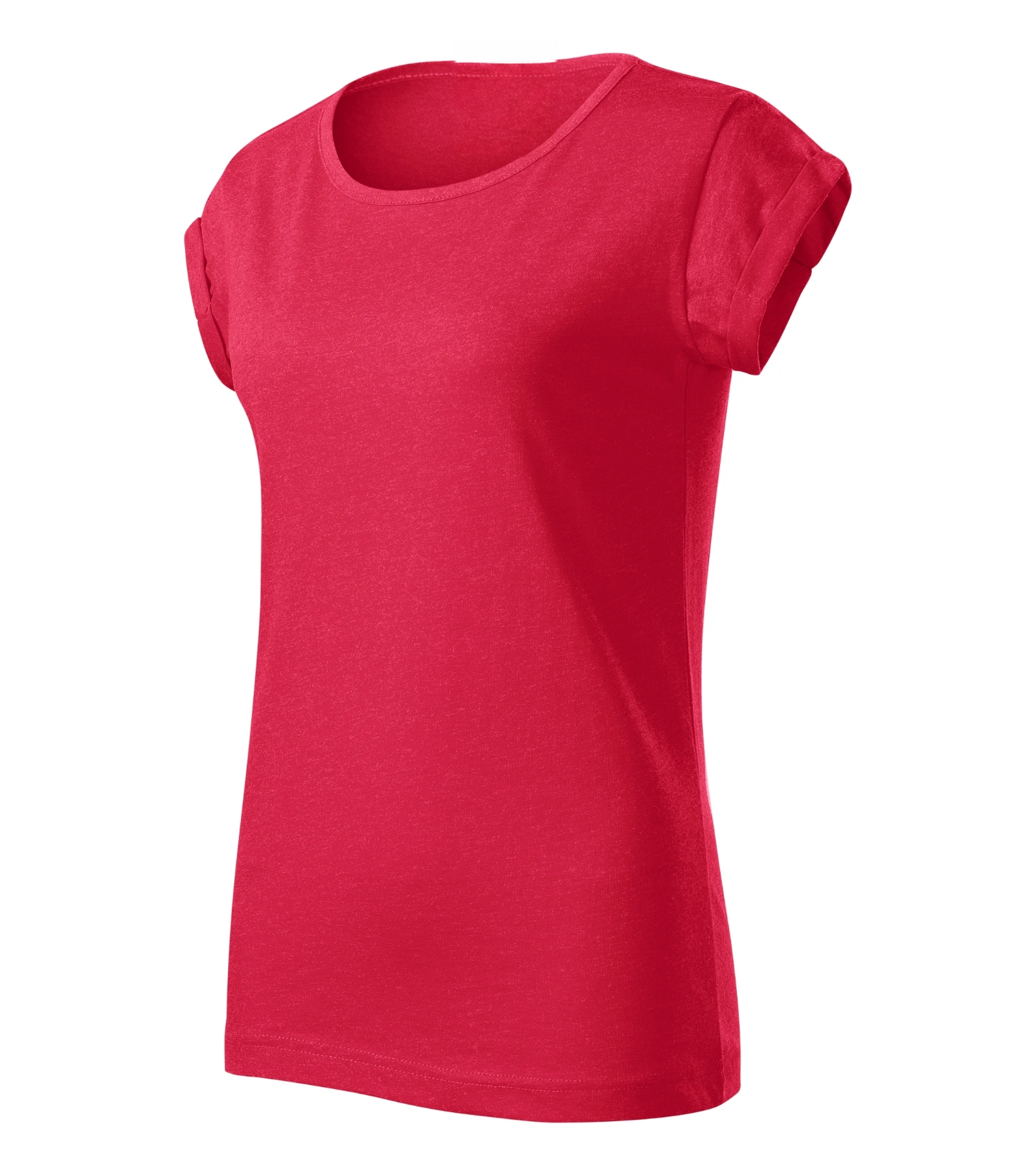 Zephyr Trail - T-Shirt Damen 65% Polyester, 35% Baumwolle - 164, Rot meliert, Größe XS