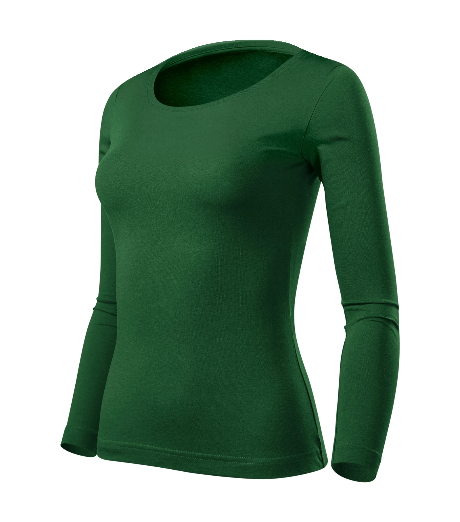 Crest Wave - T-Shirt Damen 100% Baumwolle - 169, flaschen Grün, Größe S