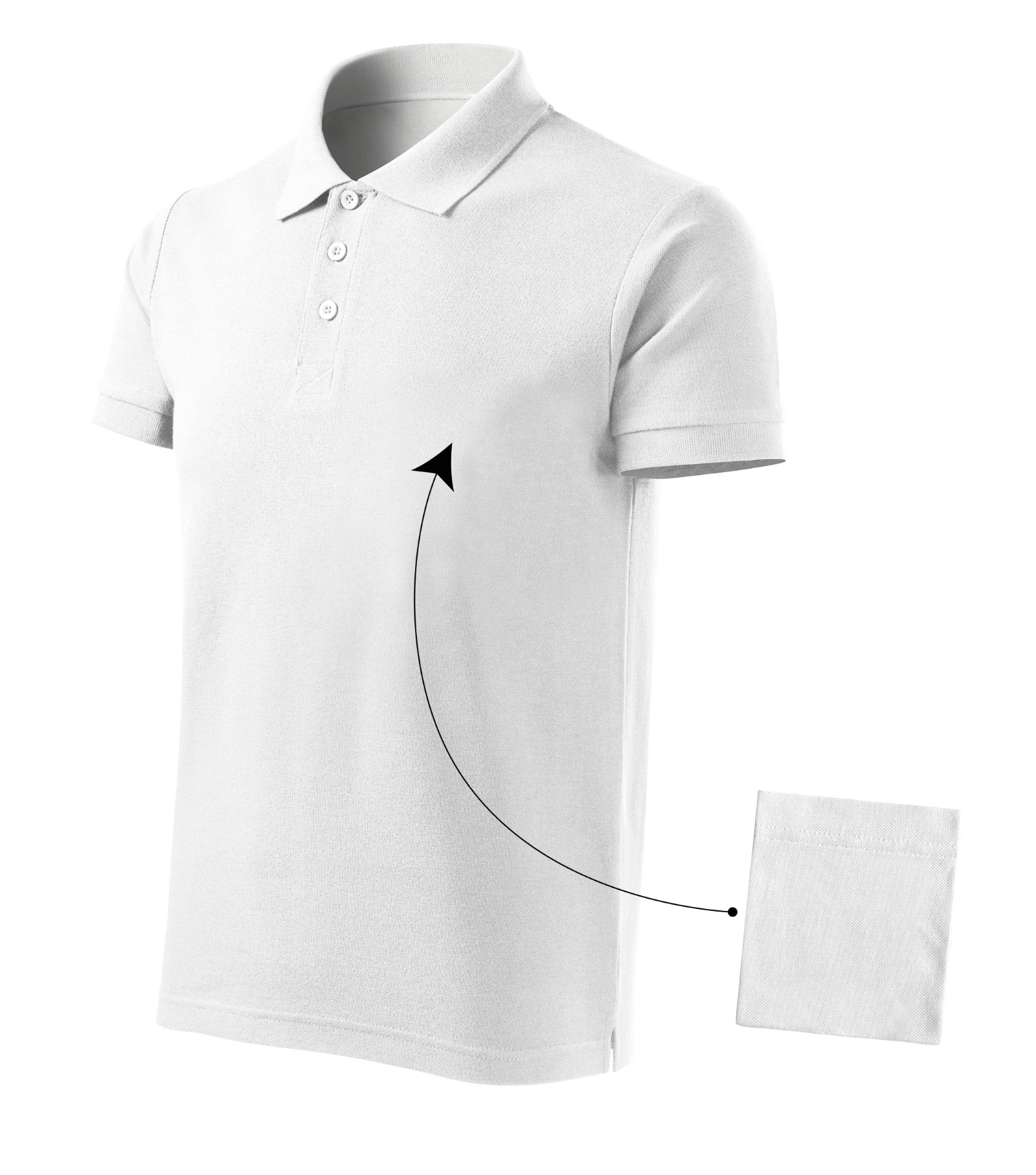 Ever Path - Poloshirt Herren 100% Baumwolle - 212, weiß, Größe 3XL