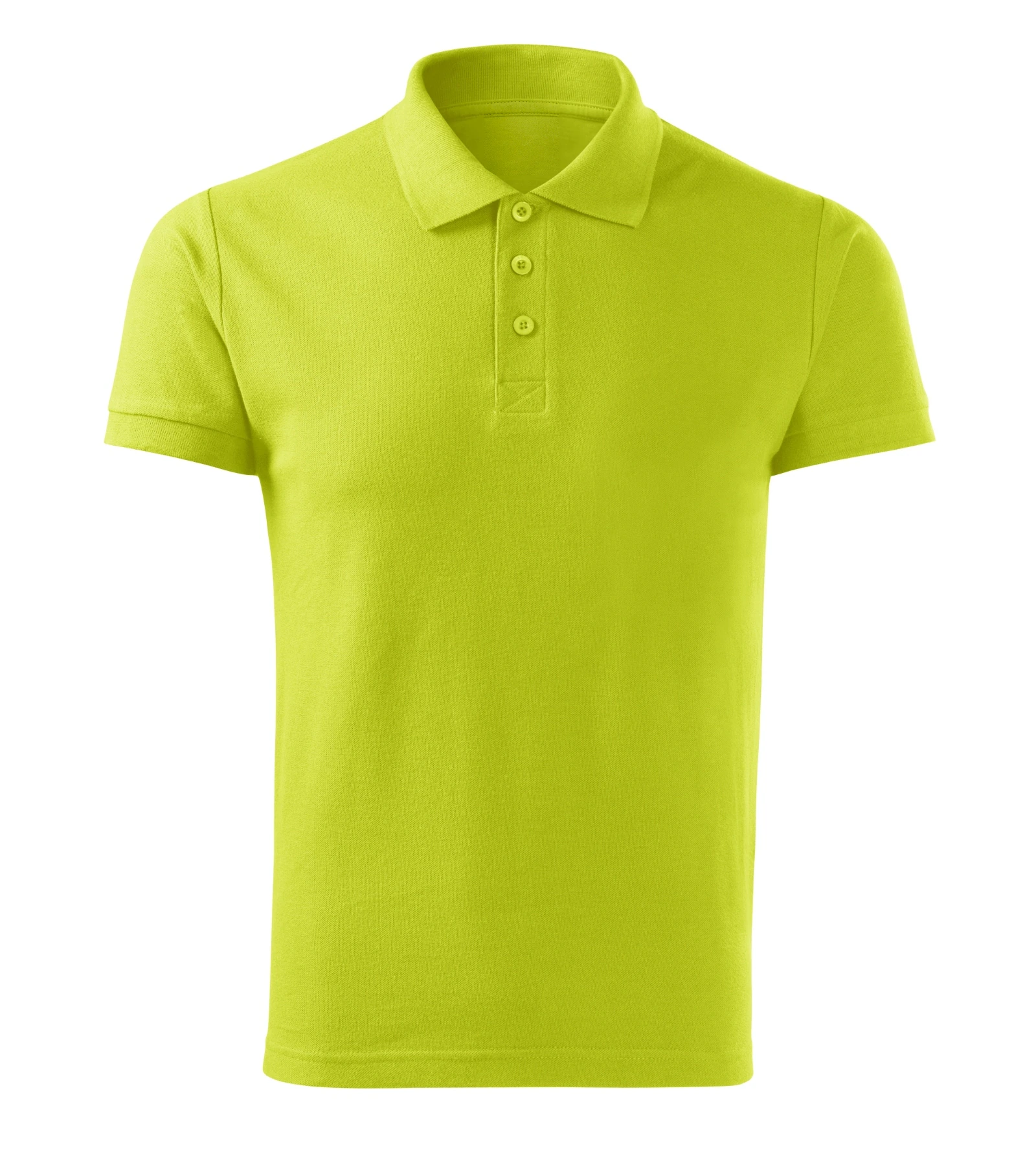 Ever Path - Poloshirt Herren 100% Baumwolle - 212, Limettengrün, Größe S