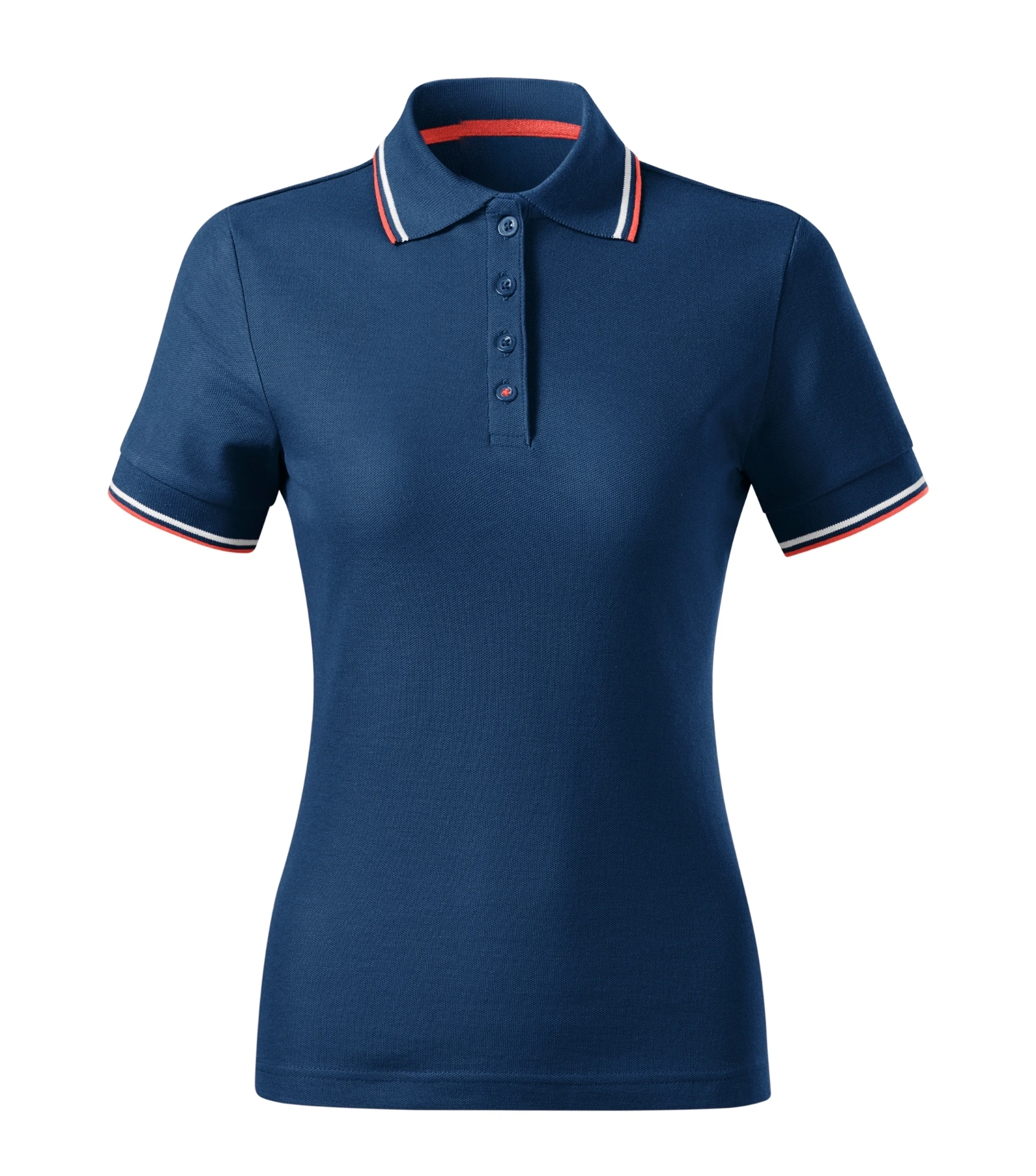 Alder Arc - Poloshirt Damen 65% Baumwolle, 35% Polyester - 233, Mitternachtsblau, Größe S