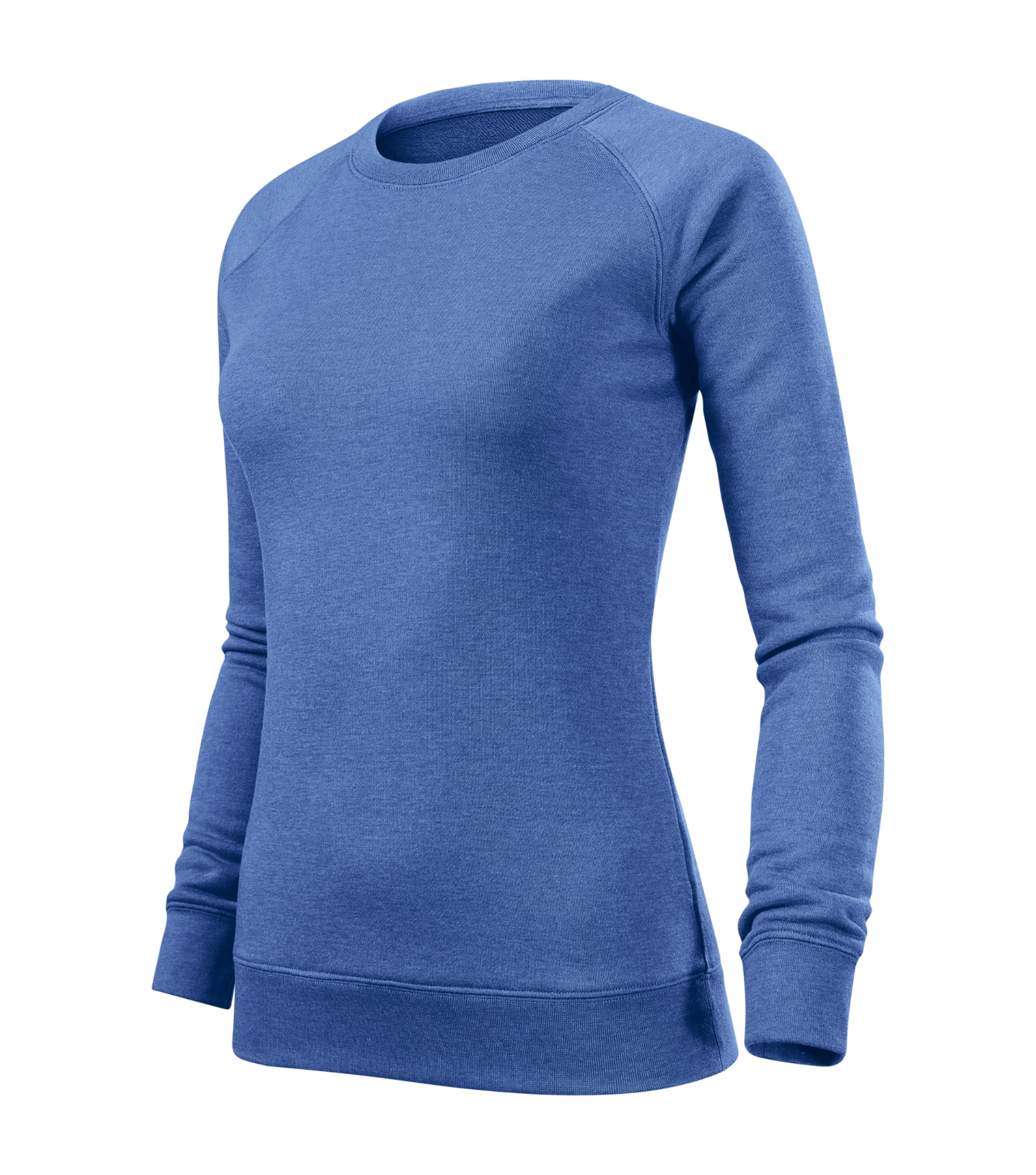 Sierra Forge - Sweatshirt Damen 65% Polyester, 35% Baumwolle - 416, blau meliert, Größe XS