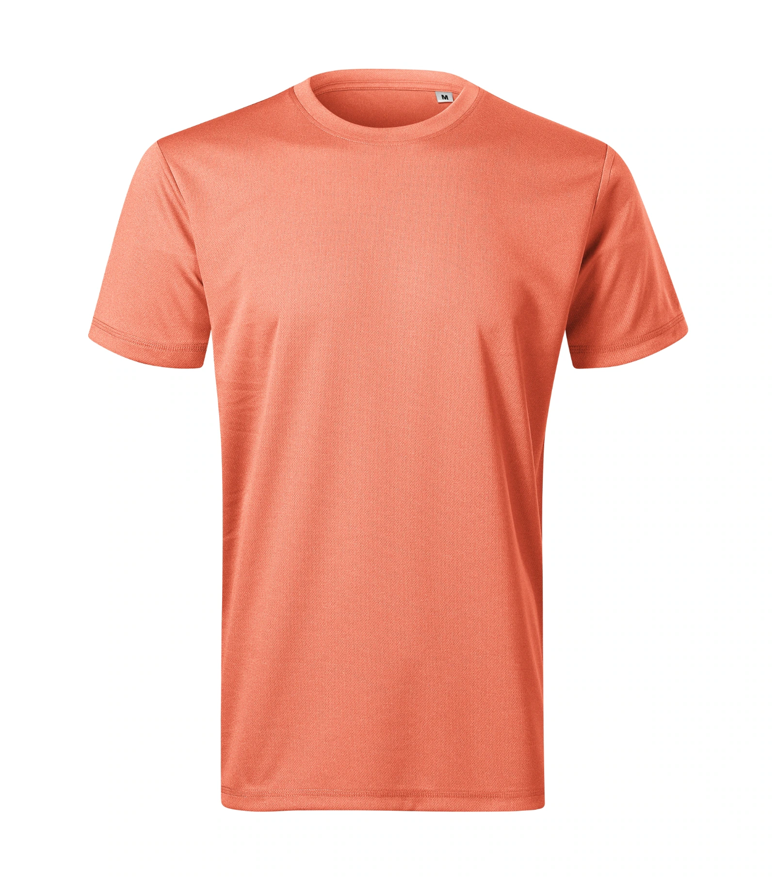 Ember Route - T-shirt men's 100% recycled micro polyester - 817, sunset melange, size S