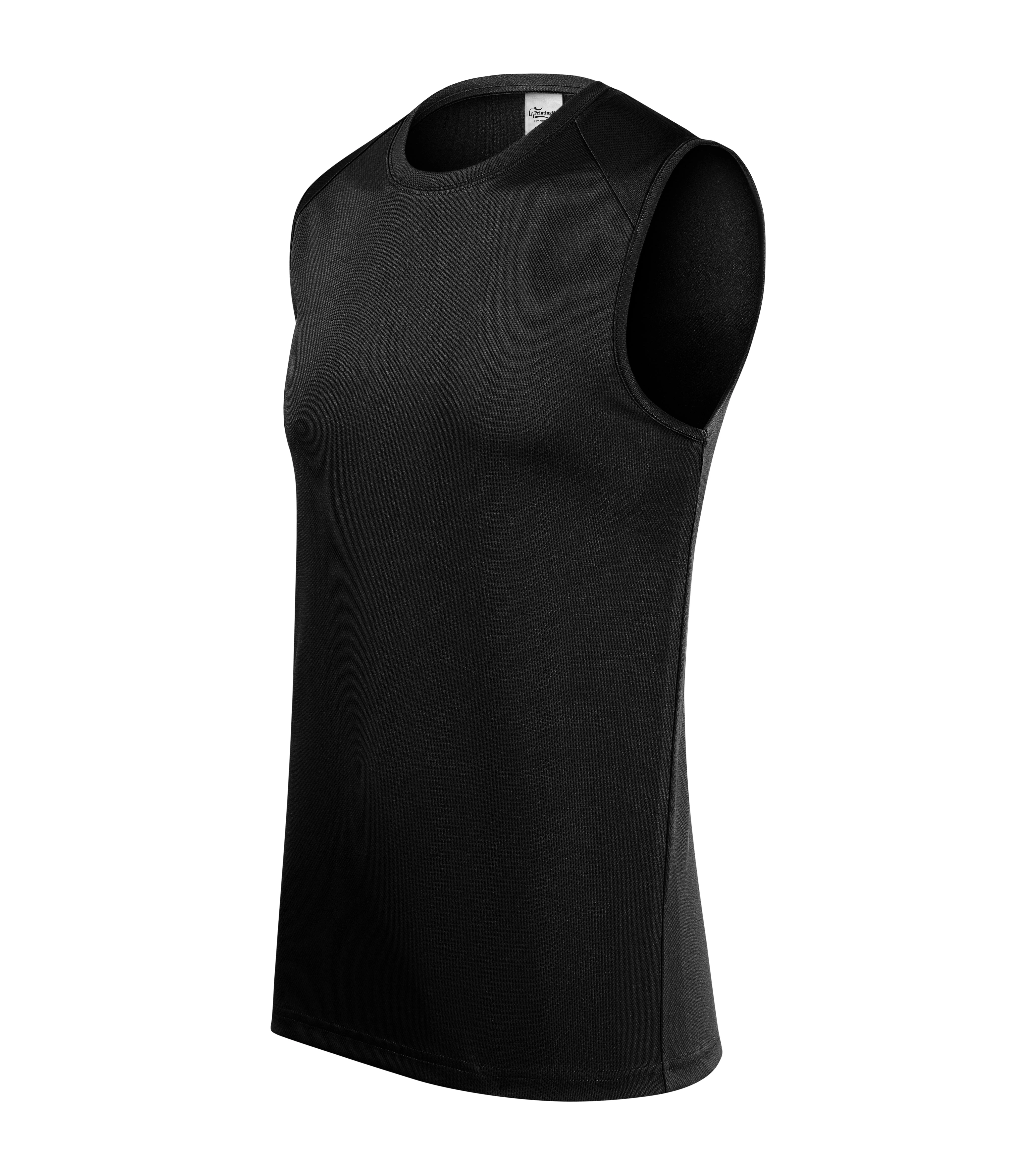 Obsidian Path - Top Herren 100% Polyester - 820, Schwarz, Größe S