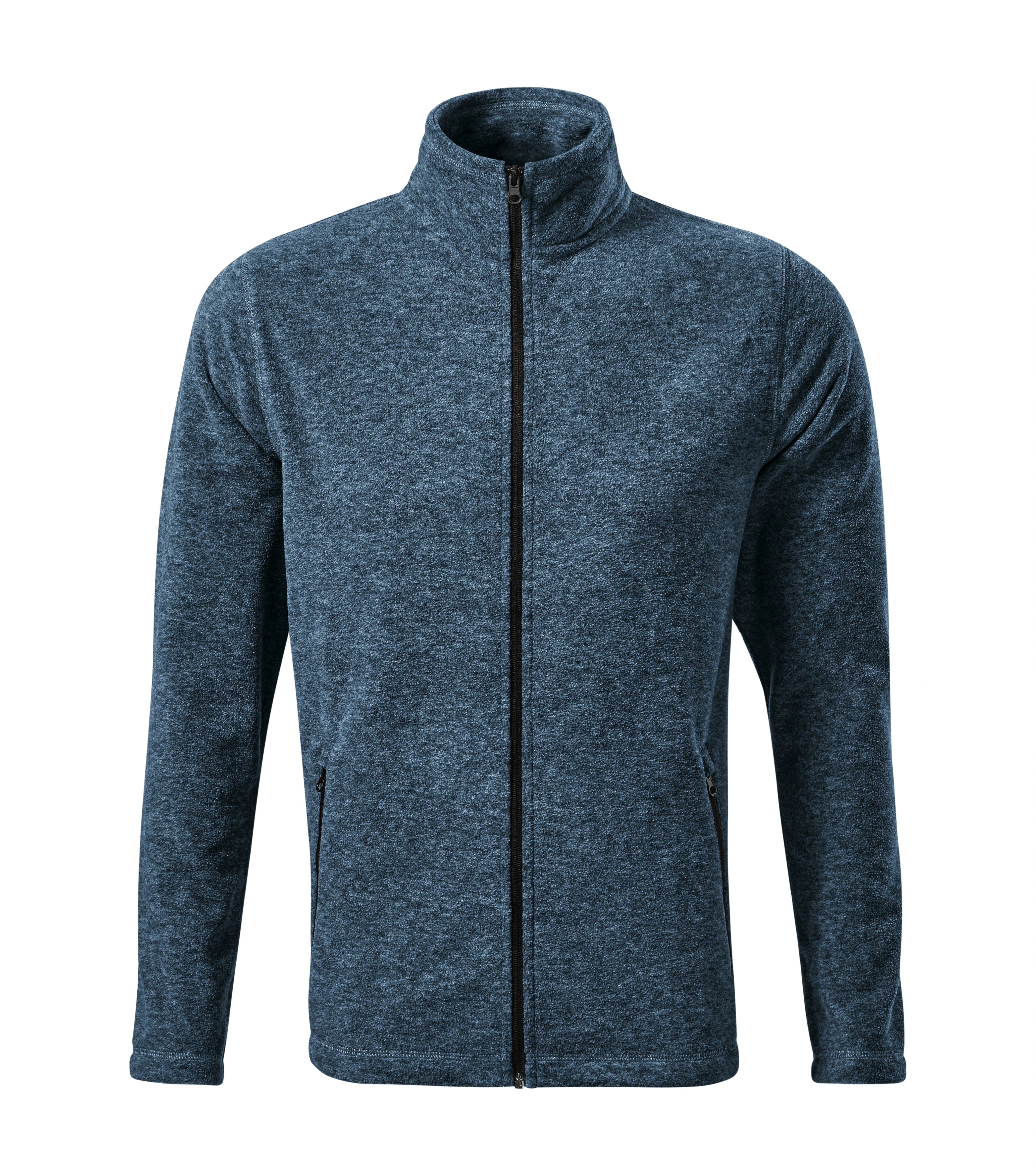 Arcturon - Mikrofleece Herren 100% Polyester FREE - 852, dunkel Denim meliert, Größe S
