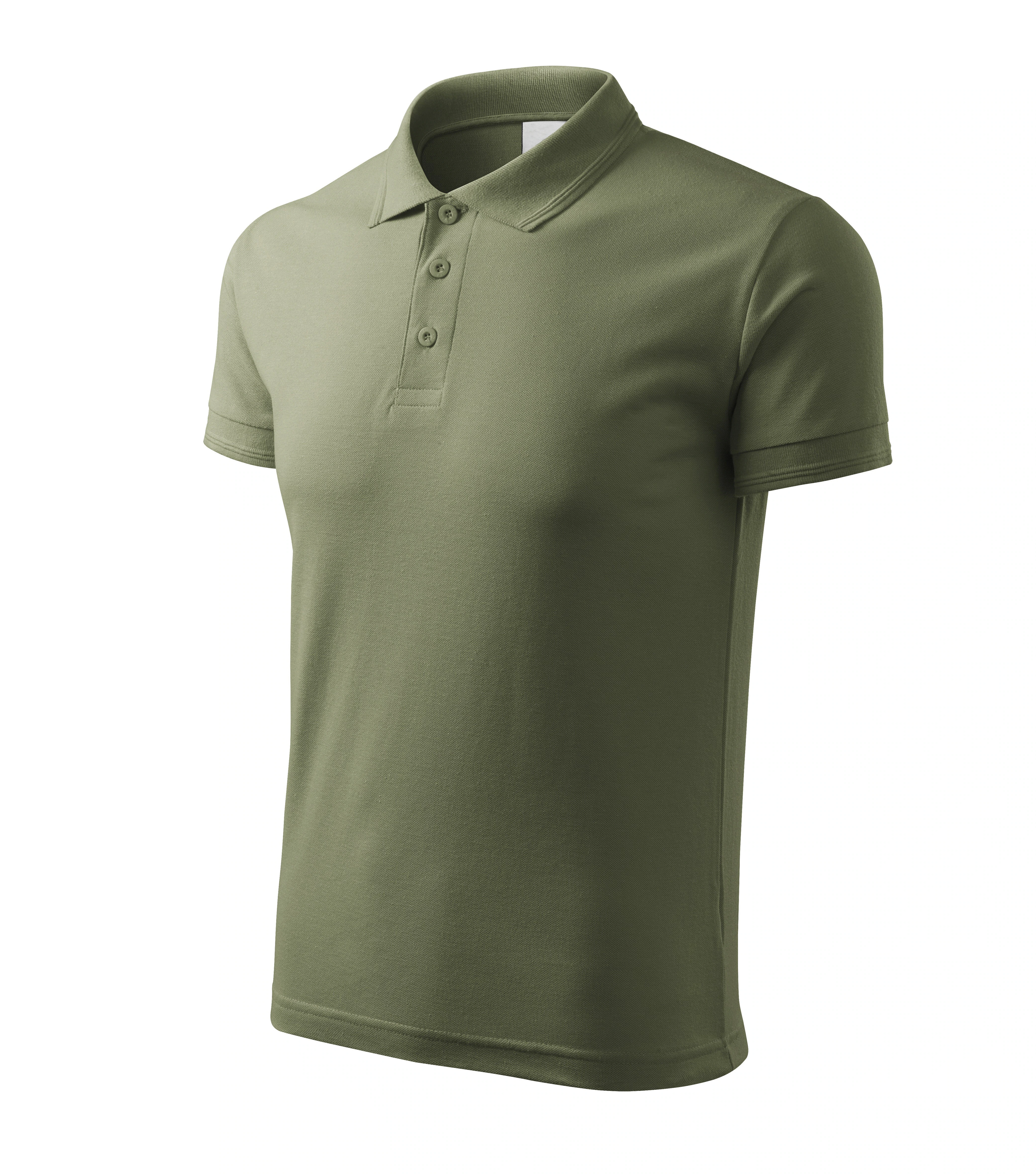 Solvante - Poloshirt Herren 65% Baumwolle 35% Polyester FREE - F03, khaki, Größe S