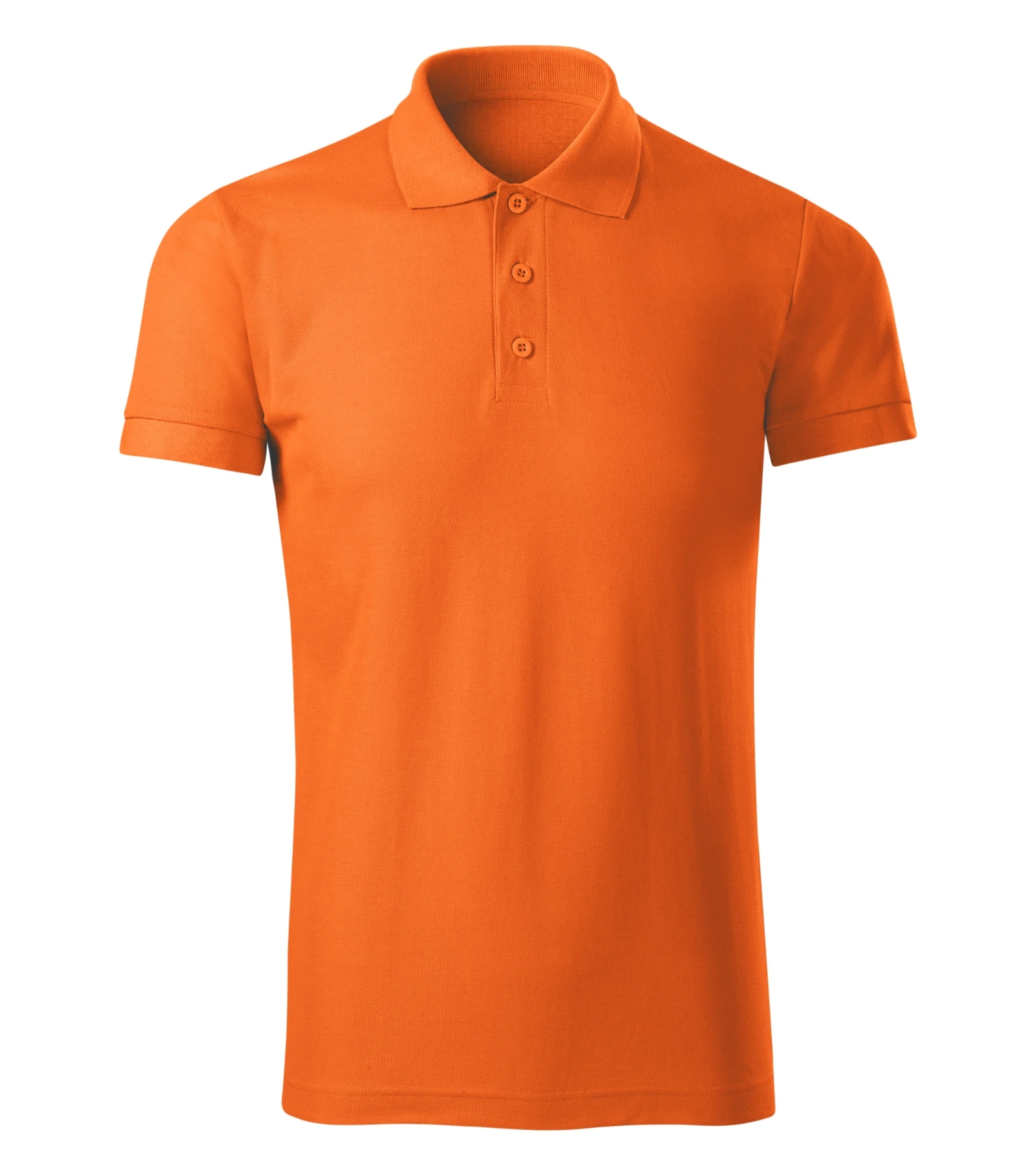 Indigo Arc - Poloshirt Herren 65% Baumwolle, 35% Polyester - P2X, Orange, Größe 3XL