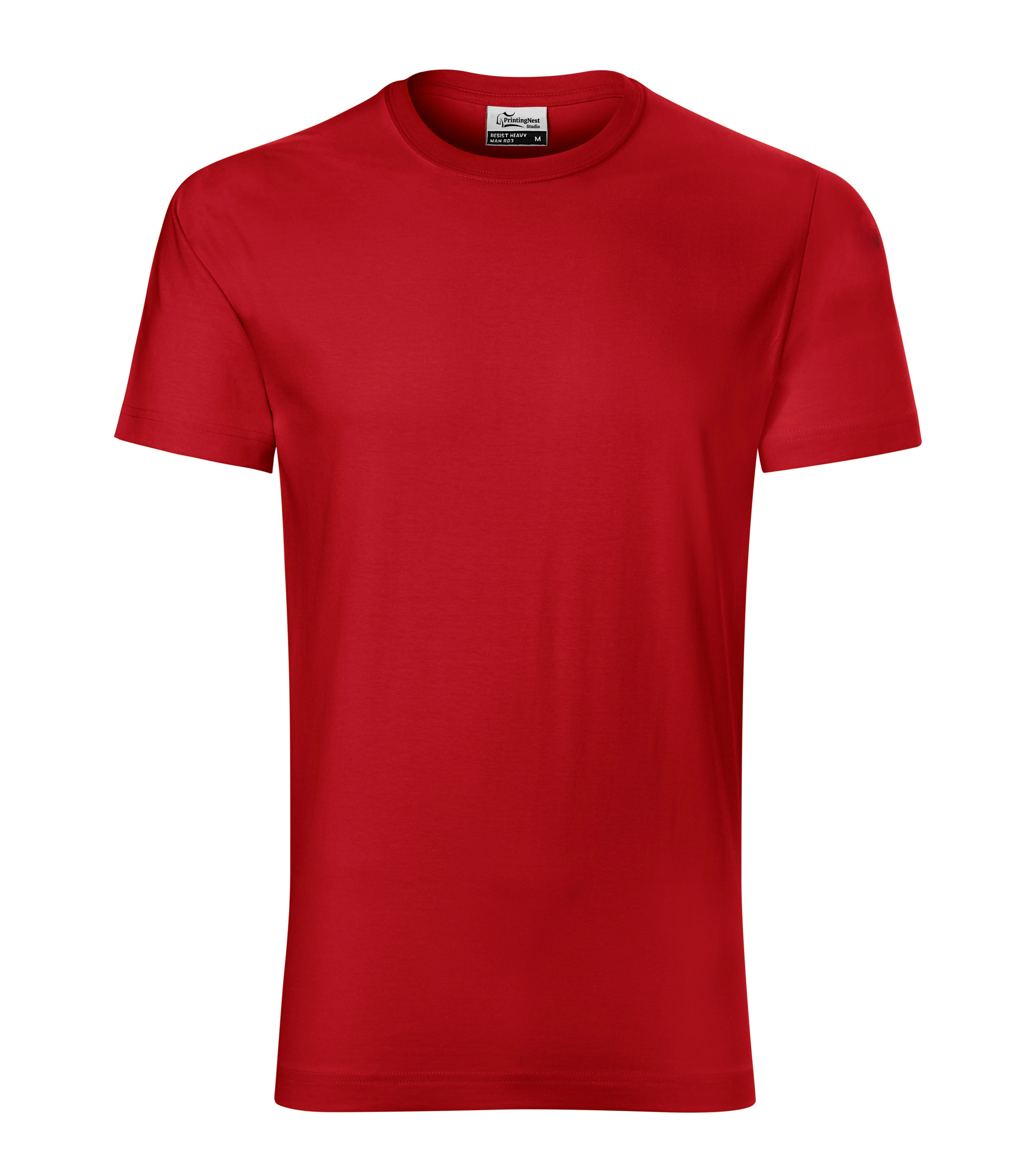 Aero Forge - T-shirt men's 100% pre-shrunk cotton - R01, red, size S