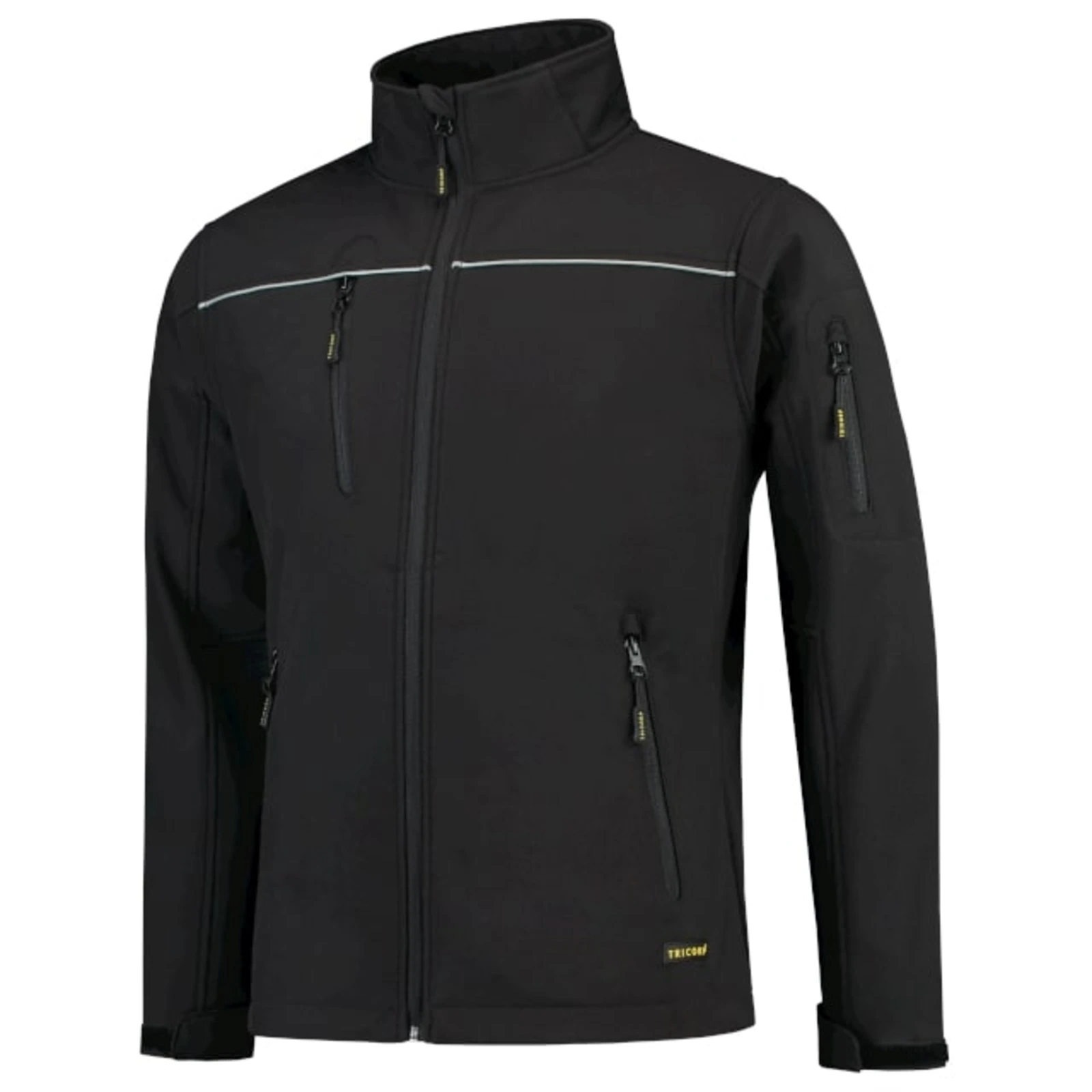 Lumen Arc - Softshelljacke Unisex 100% Polyester + PU-Membran - T53, Schwarz, Größe S