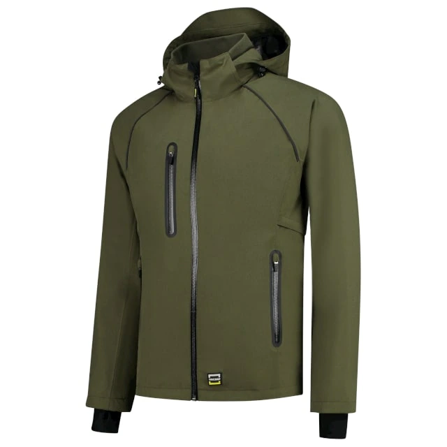 FrostCrest - Jacke Unisex - waterproof, windproof - T54, Armeegrün, Größe S