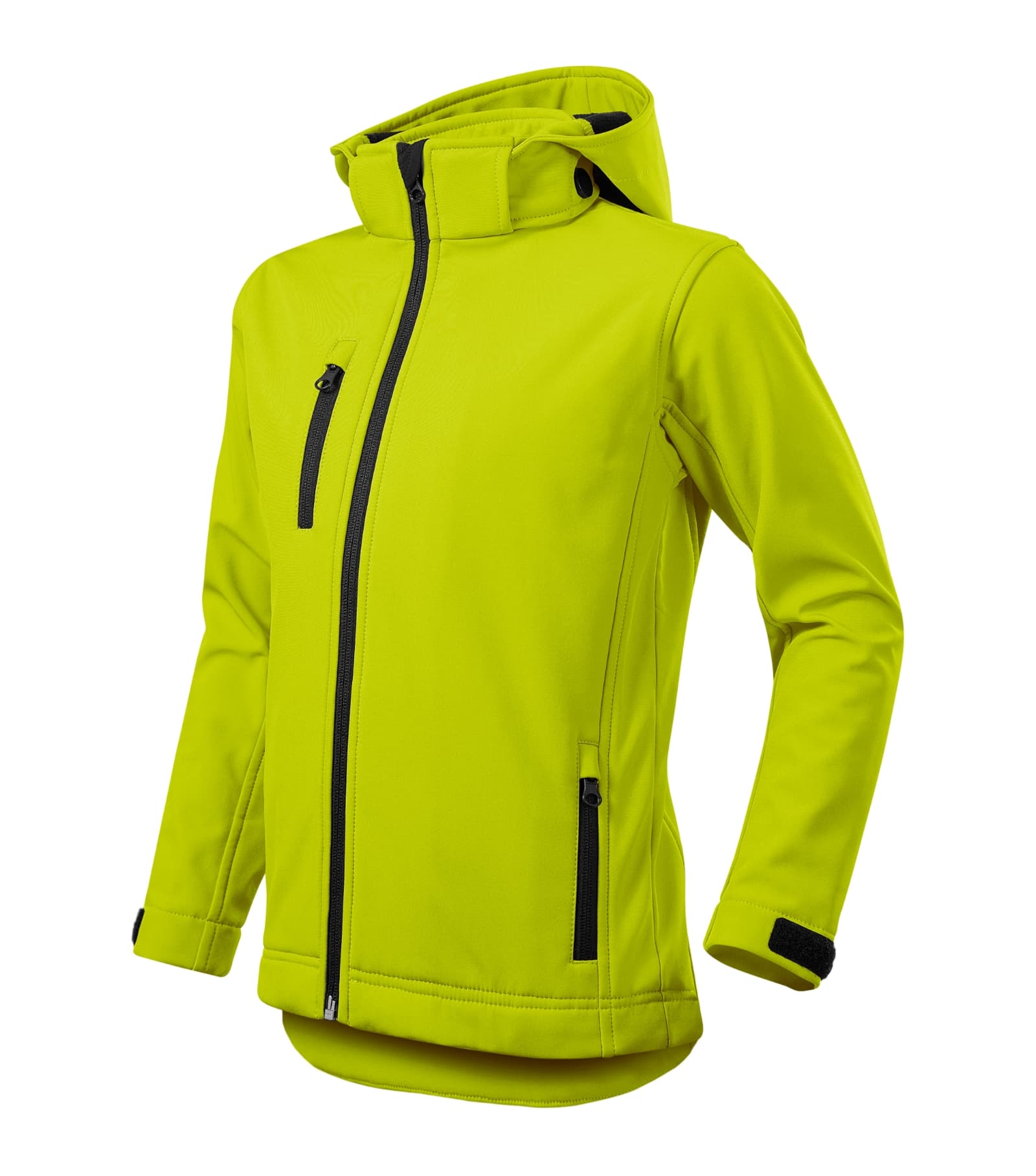 Drift Bloom - Softshelljacke Kinder 94% Polyester, 6% Elasthan TPU-Membran Mikrofleece: 100% Polyester - 535 in Limettengrün