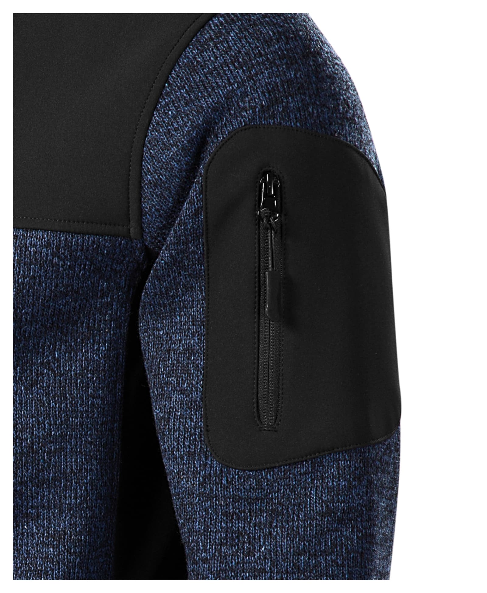 Dawn Loom - Softshelljacke Herren 100% Polyester - 550 in Strick blau