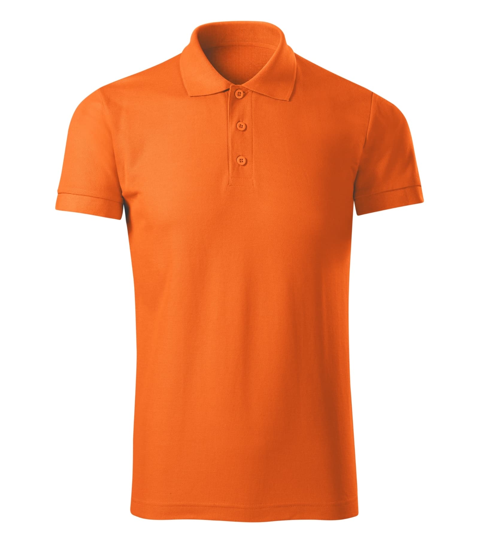 Indigo Arc - Poloshirt Herren 65% Baumwolle, 35% Polyester - P2X in Orange