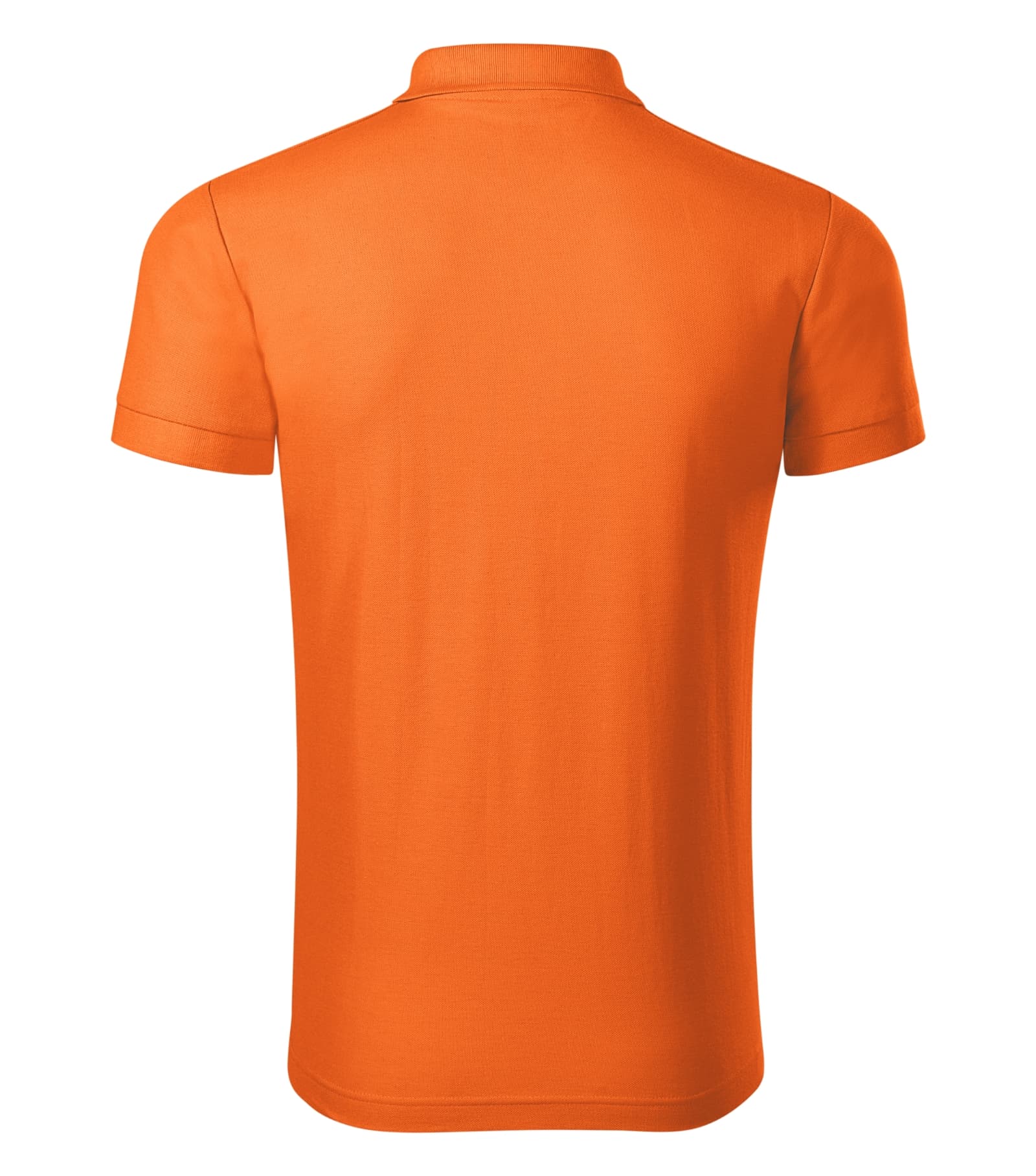 Indigo Arc - Poloshirt Herren 65% Baumwolle, 35% Polyester - P2X in Orange