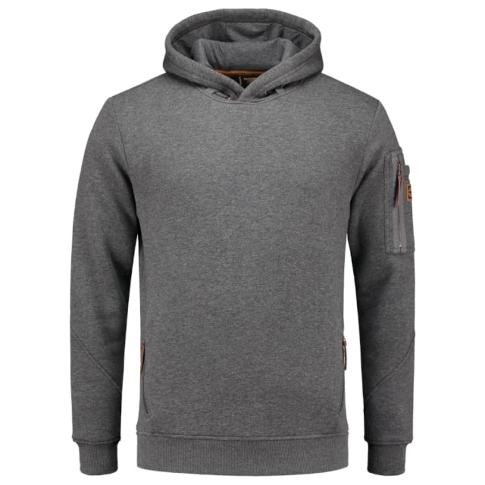 Zephyr Field - Sweatshirt Herren 80% Baumwolle, 20% Polyester - T42 in Stein meliert