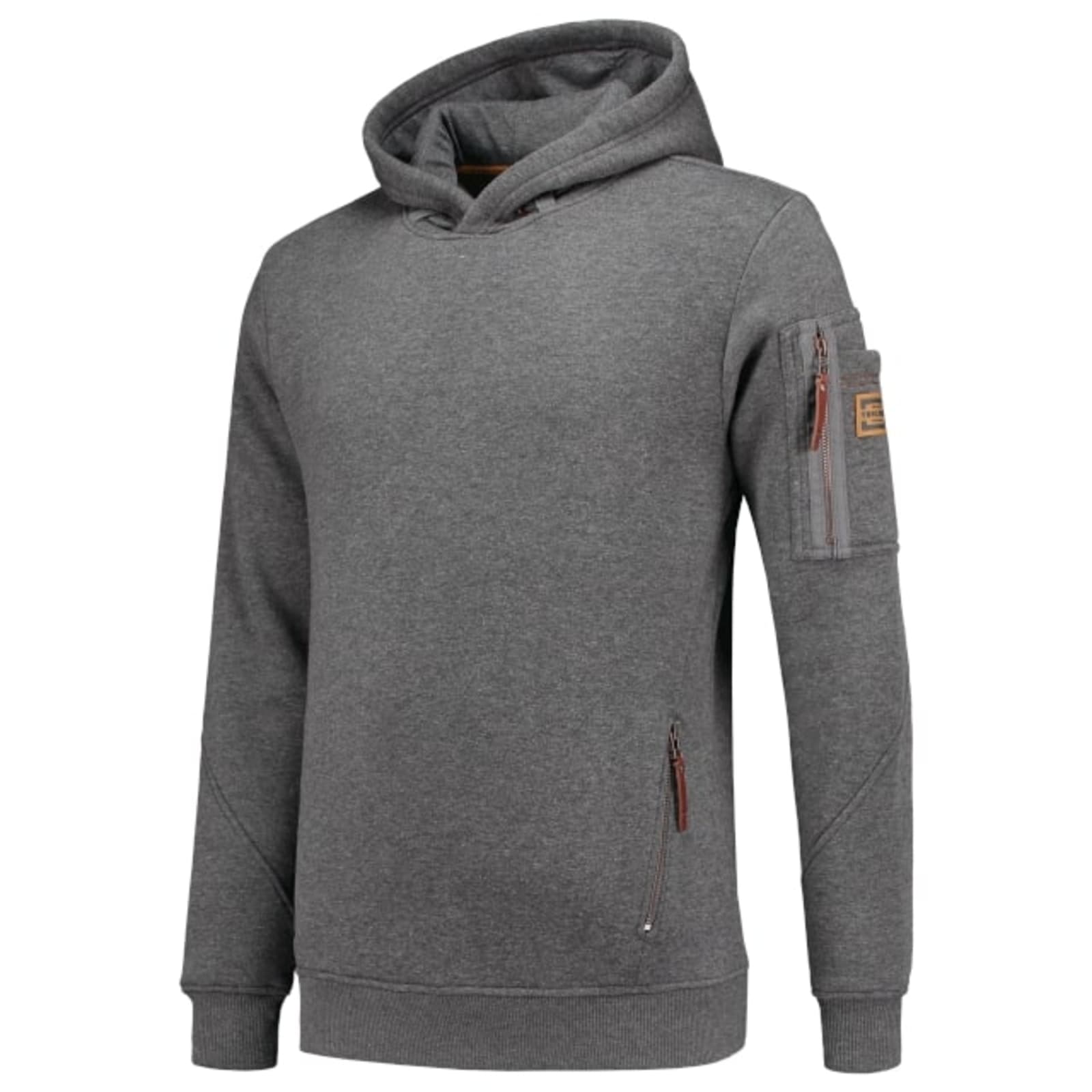 Zephyr Field - Sweatshirt Herren 80% Baumwolle, 20% Polyester - T42 in Stein meliert