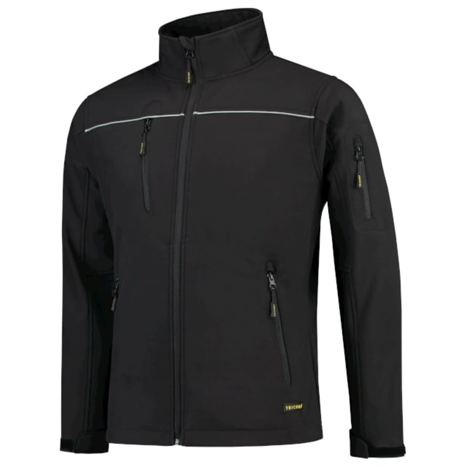 Lumen Arc - Softshelljacke Unisex 100% Polyester + PU-Membran - T53 in Schwarz