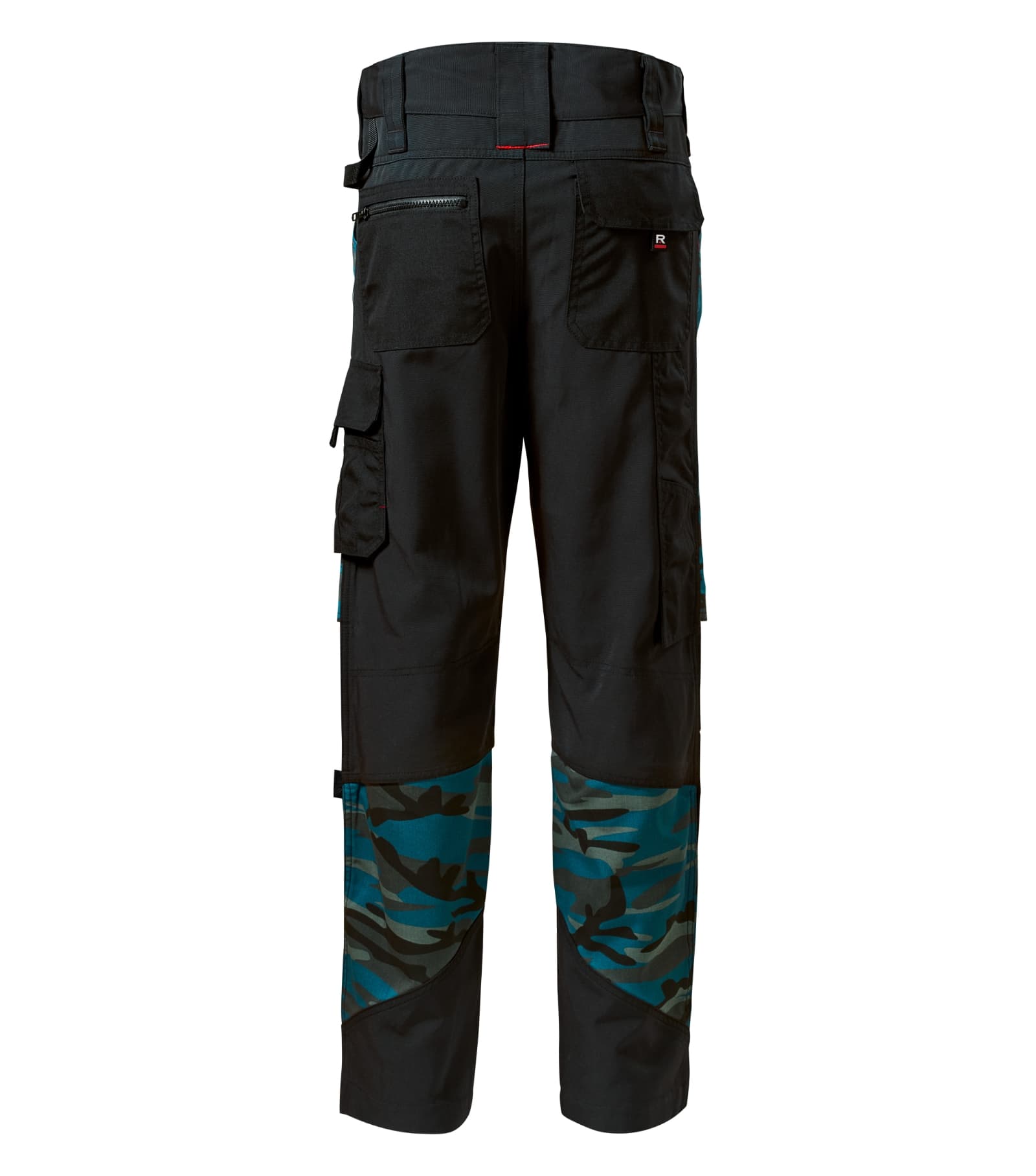 Amber Peak - Arbeitshose Herren 65% Polyester, 35% Baumwolle - W09 in Camouflage Petrol