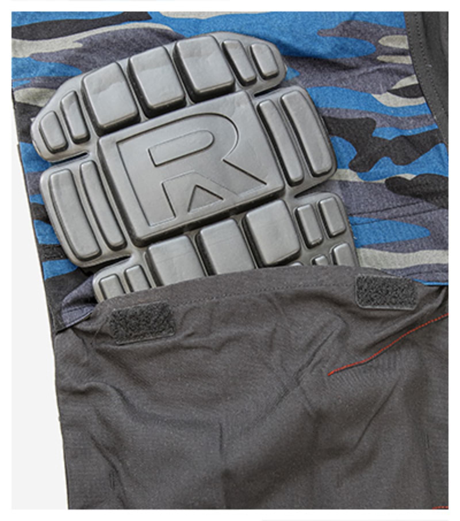 Amber Peak - Arbeitshose Herren 65% Polyester, 35% Baumwolle - W09 in Camouflage Petrol