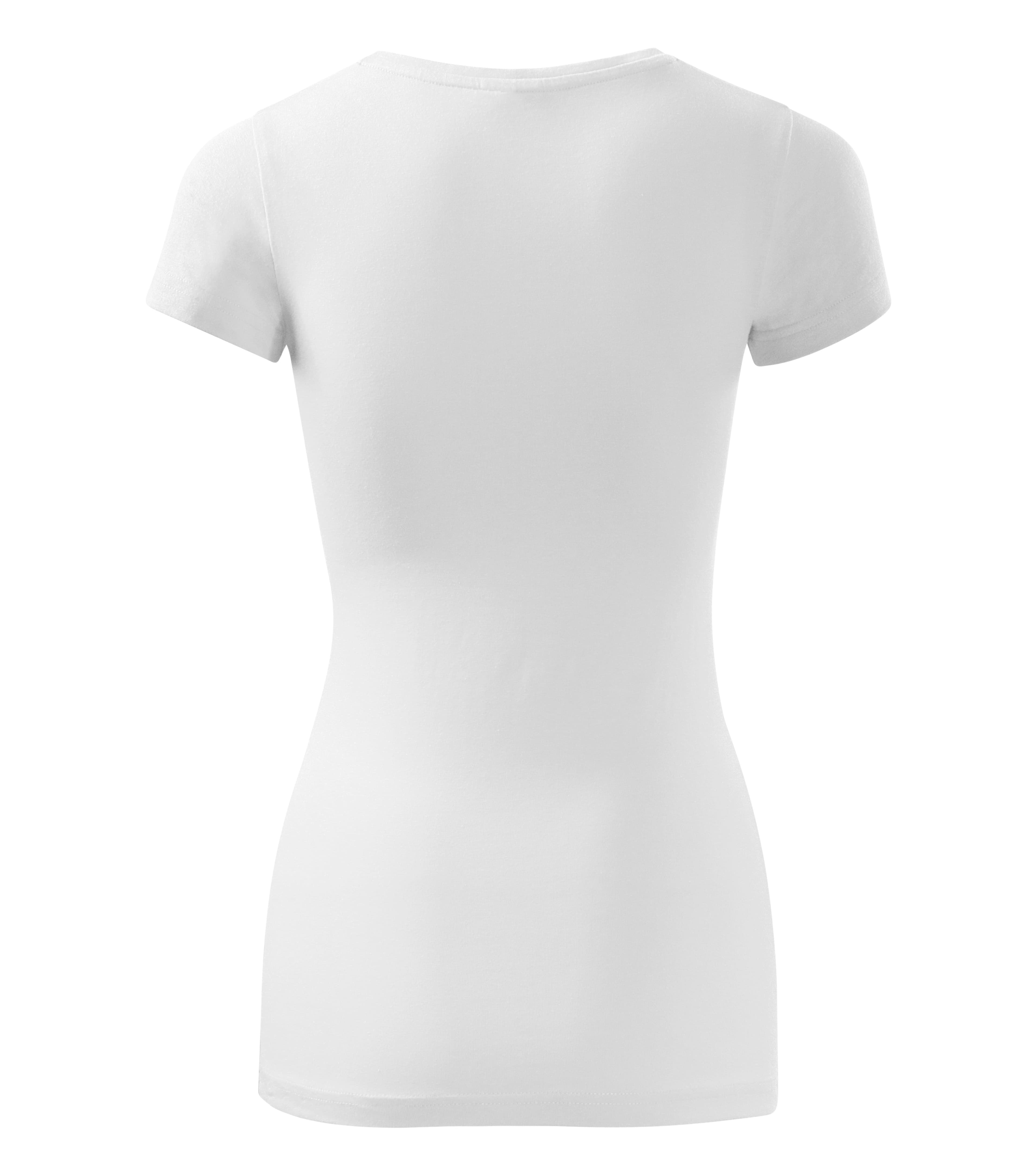 Cloudline - T-Shirt Damen 95% Baumwolle 5% Elasthan - 141 in weiß