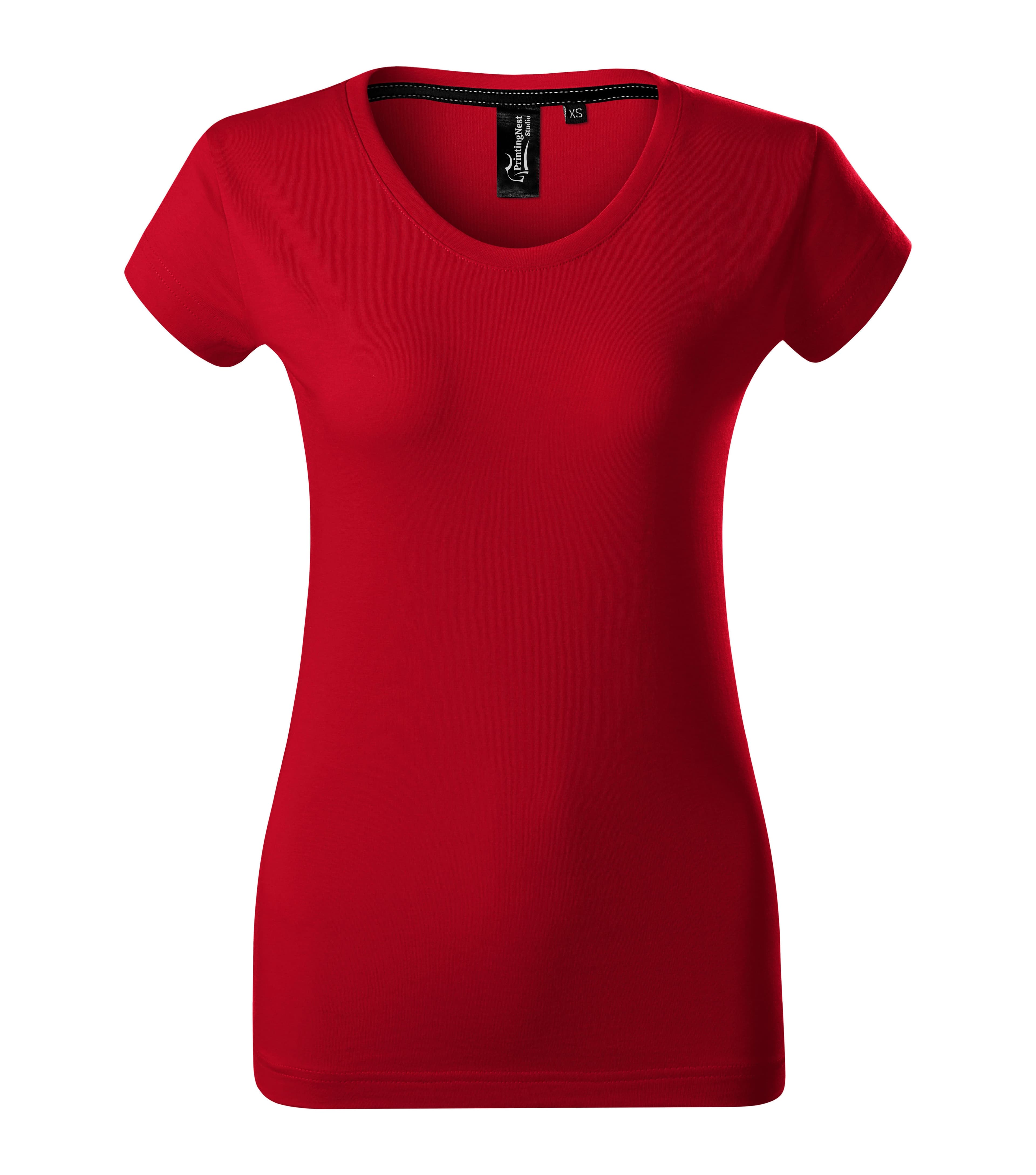 Mist Arc - T-Shirt Damen 100% SUPIMA-Baumwolle - 154 in Rot