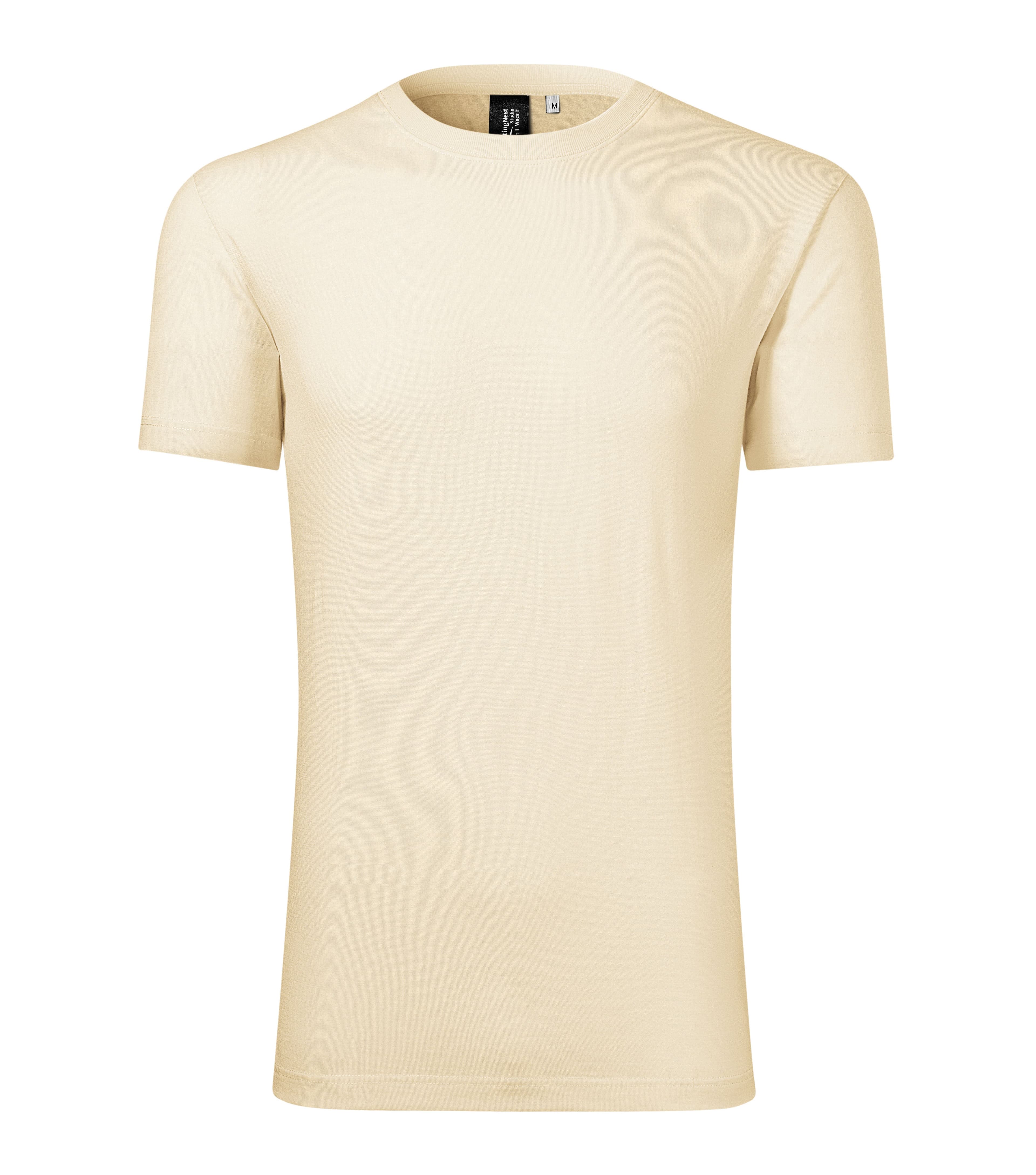 Storm Loom - T-Shirt Herren 100% Merinowolle - 157 in Mandel