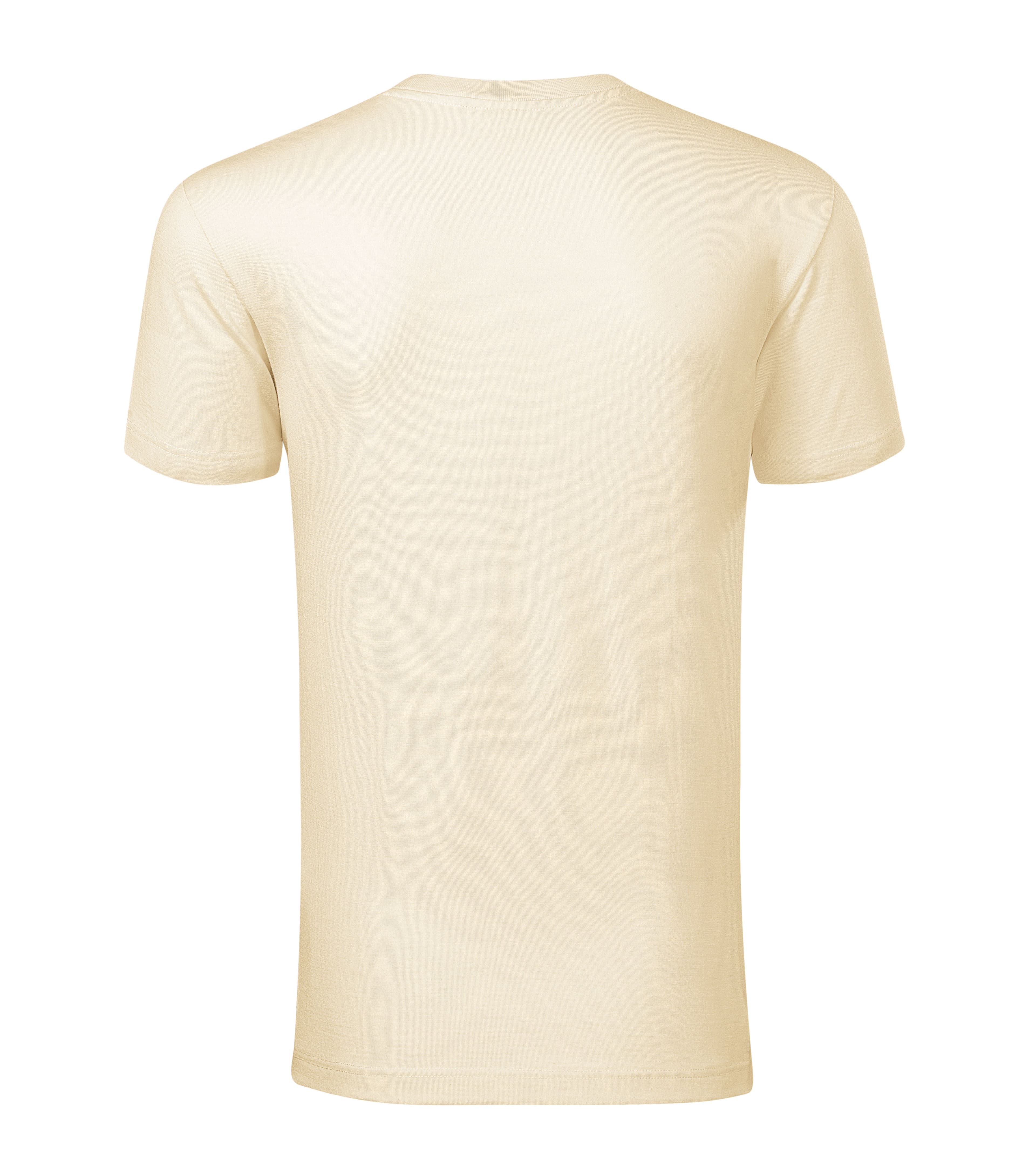 Storm Loom - T-Shirt Herren 100% Merinowolle - 157 in Mandel