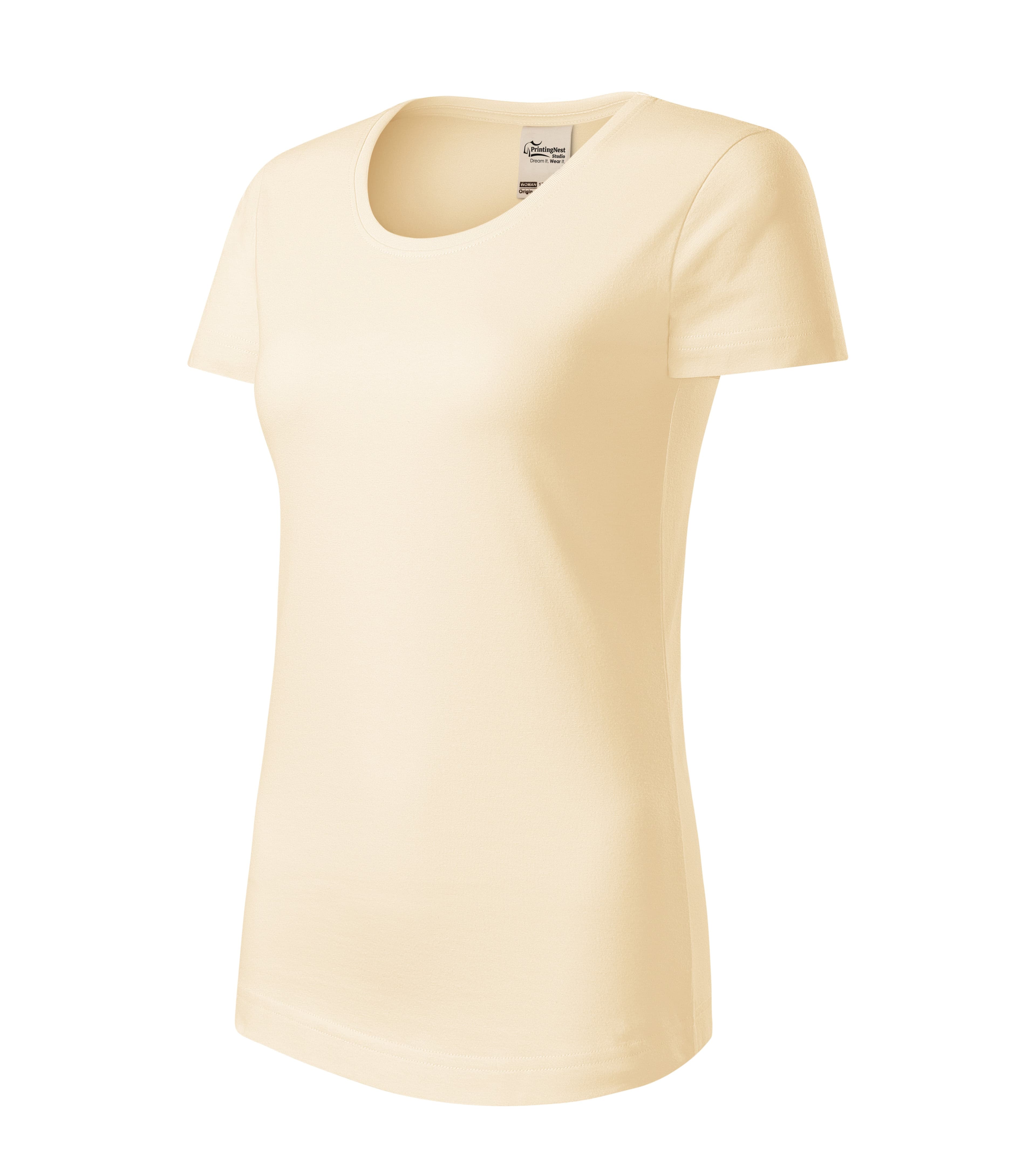 Vital Ease - T-Shirt women‘s 100% Bio-Baumwolle GOTS - 172 in Mandel