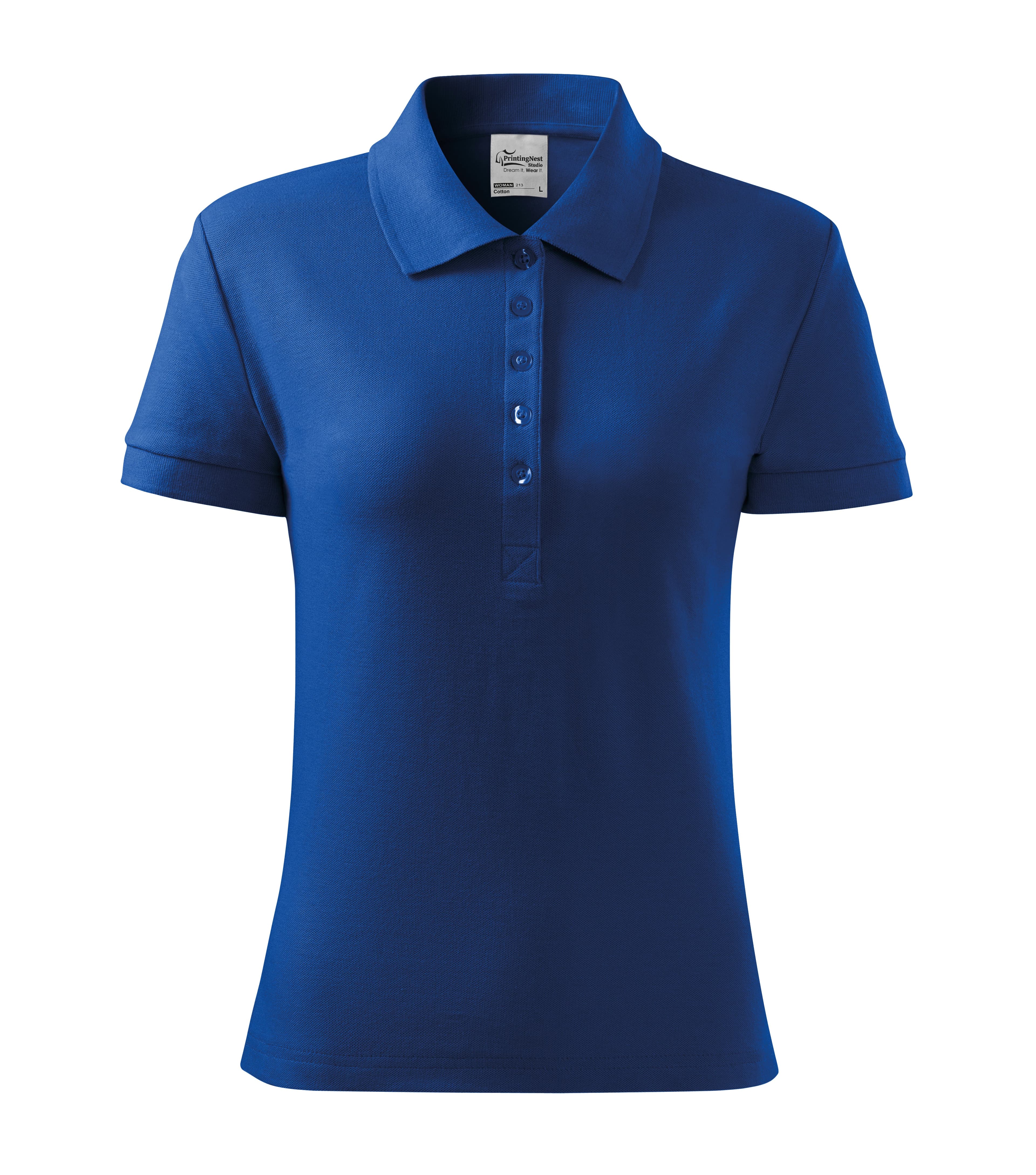 Amarine - Poloshirt Damen 100% Baumwolle - 213 in royal blau