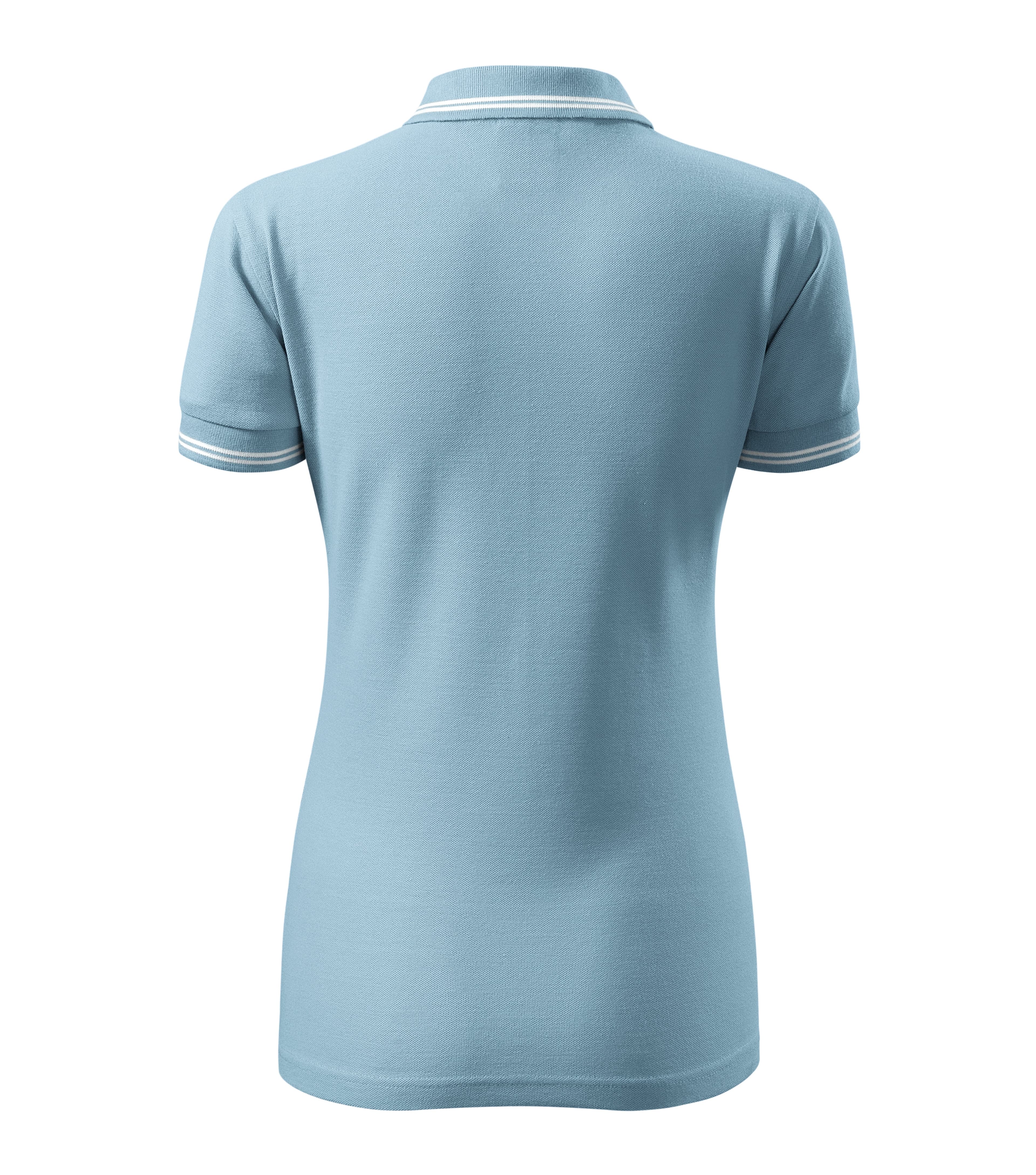 Rose Quartz -Poloshirt Damen 65% Baumwolle 35% Polyester - 220 in Himmelblau