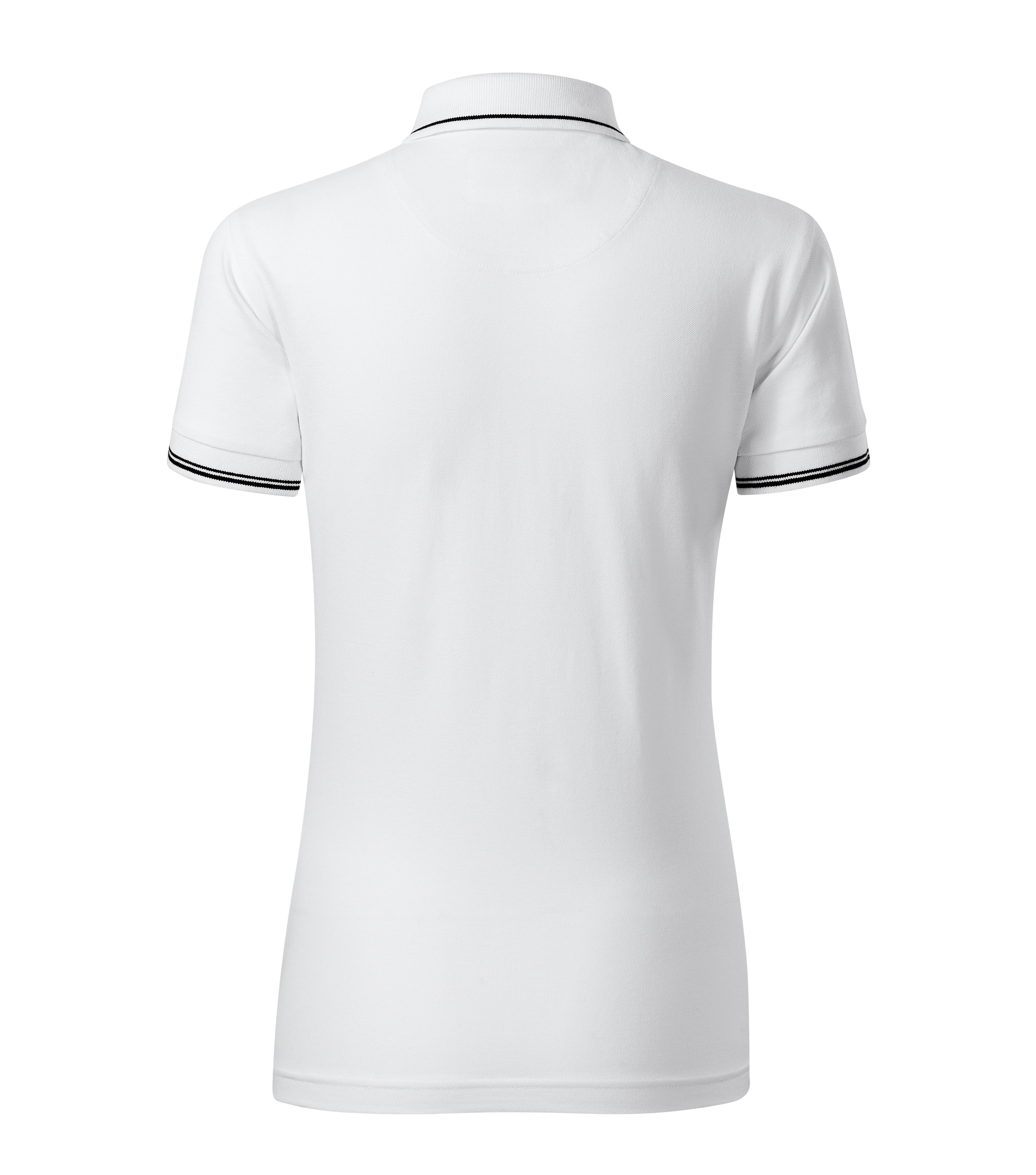 Aventrine - Polos shirt Damen 95% Baumwolle 5% Elasthan - 253 in weiß