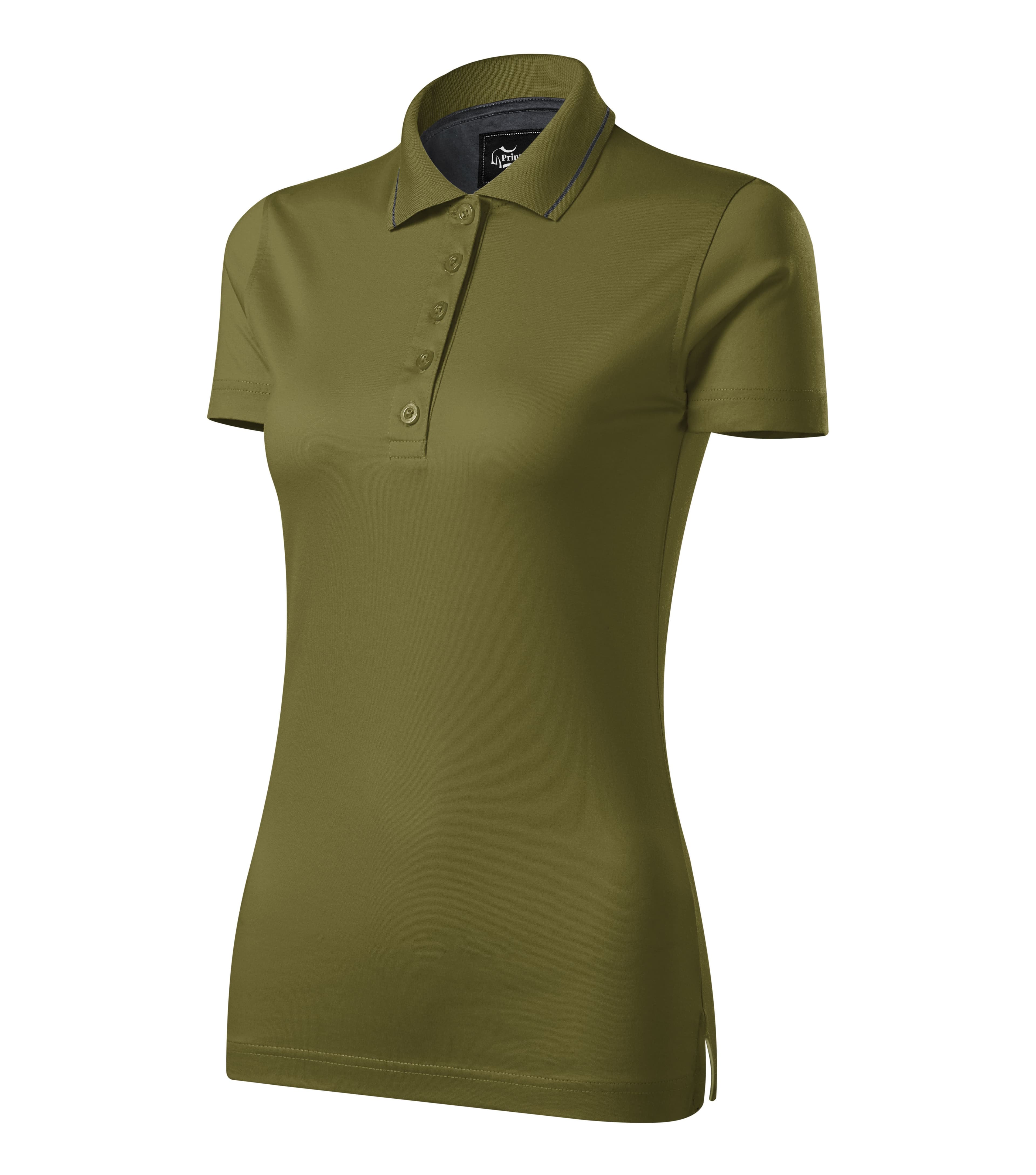 Tourmalina - Poloshirt Damen 100% merzerisierte Baumwolle - 269 in Avocadogrün