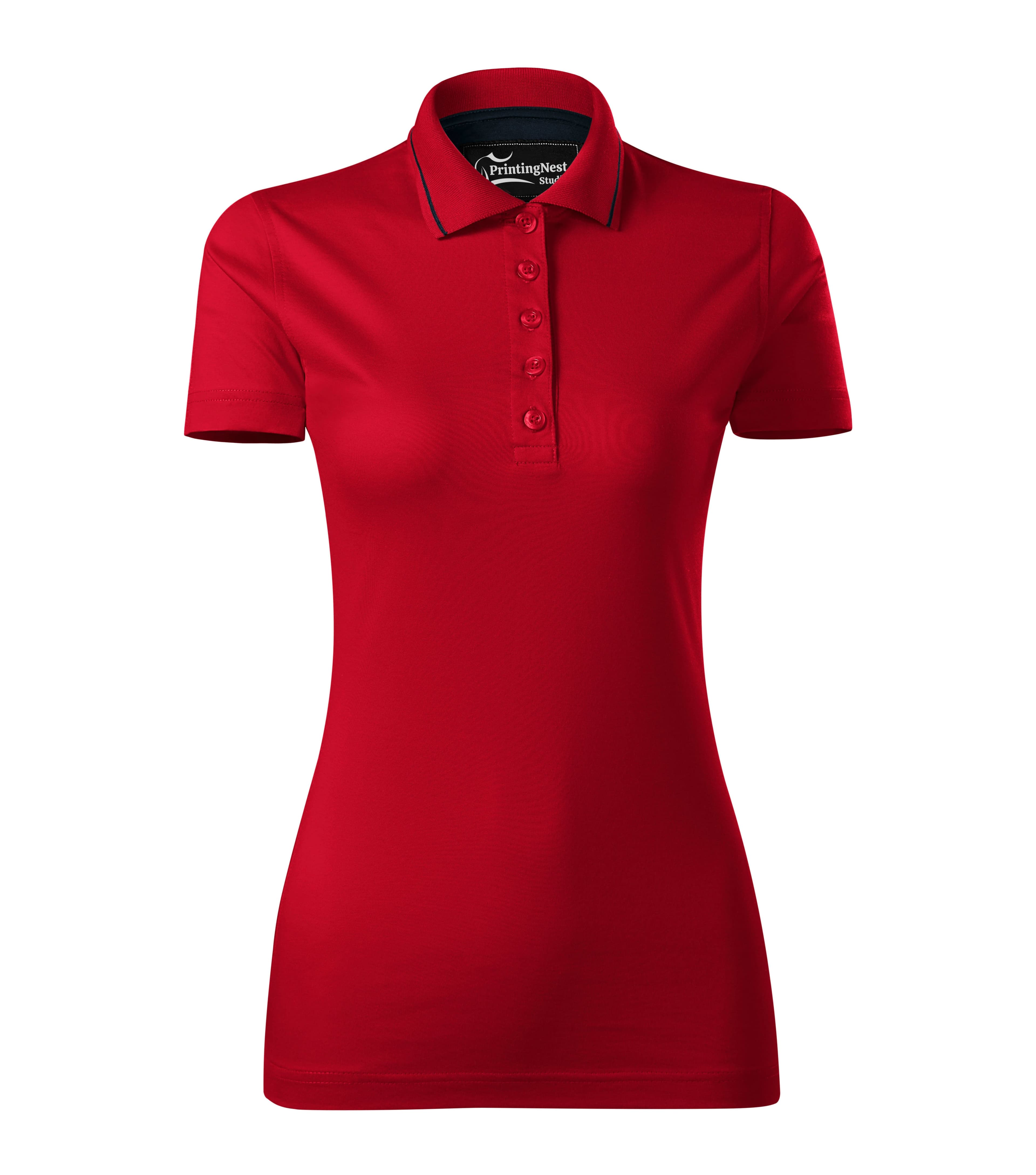 Tourmalina - Poloshirt Damen 100% merzerisierte Baumwolle - 269 in Avocadogrün