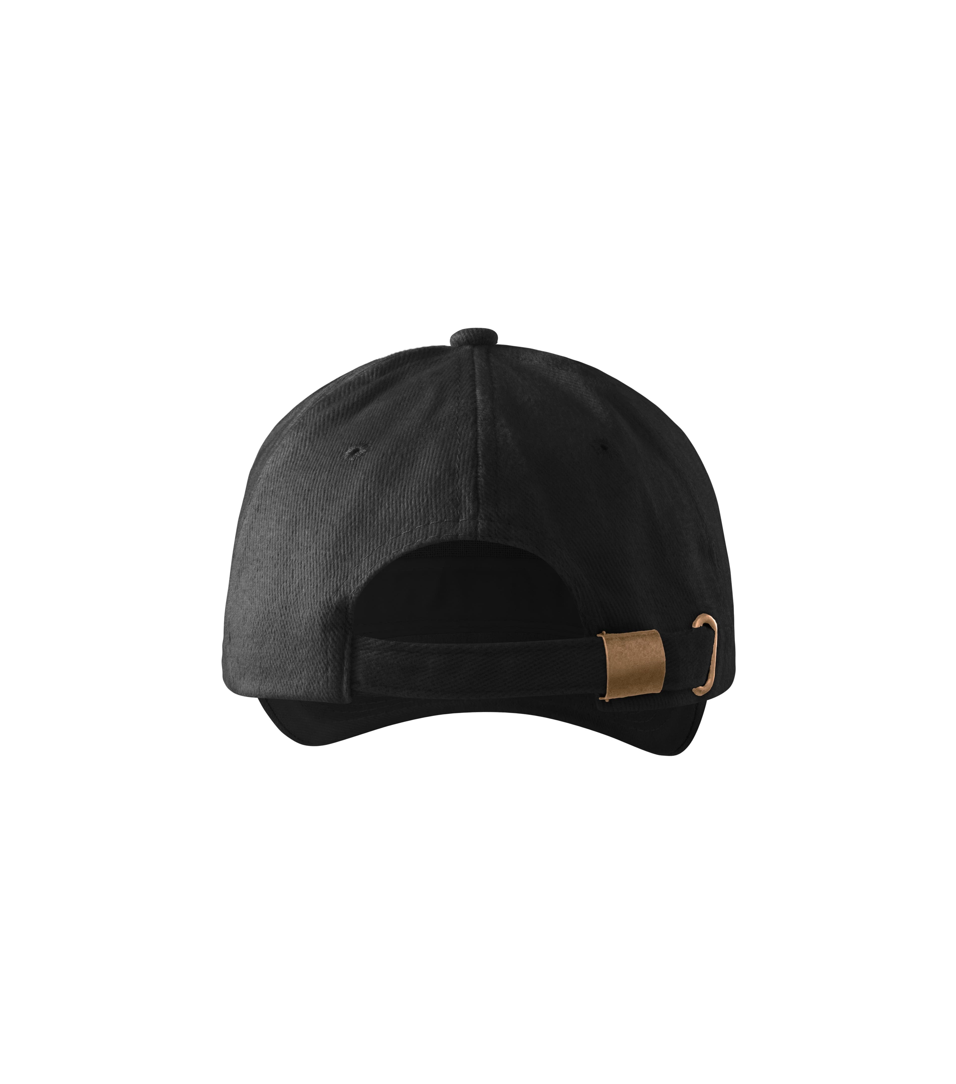 Cap unisex  adjustable 100% cotton - 307 in Black