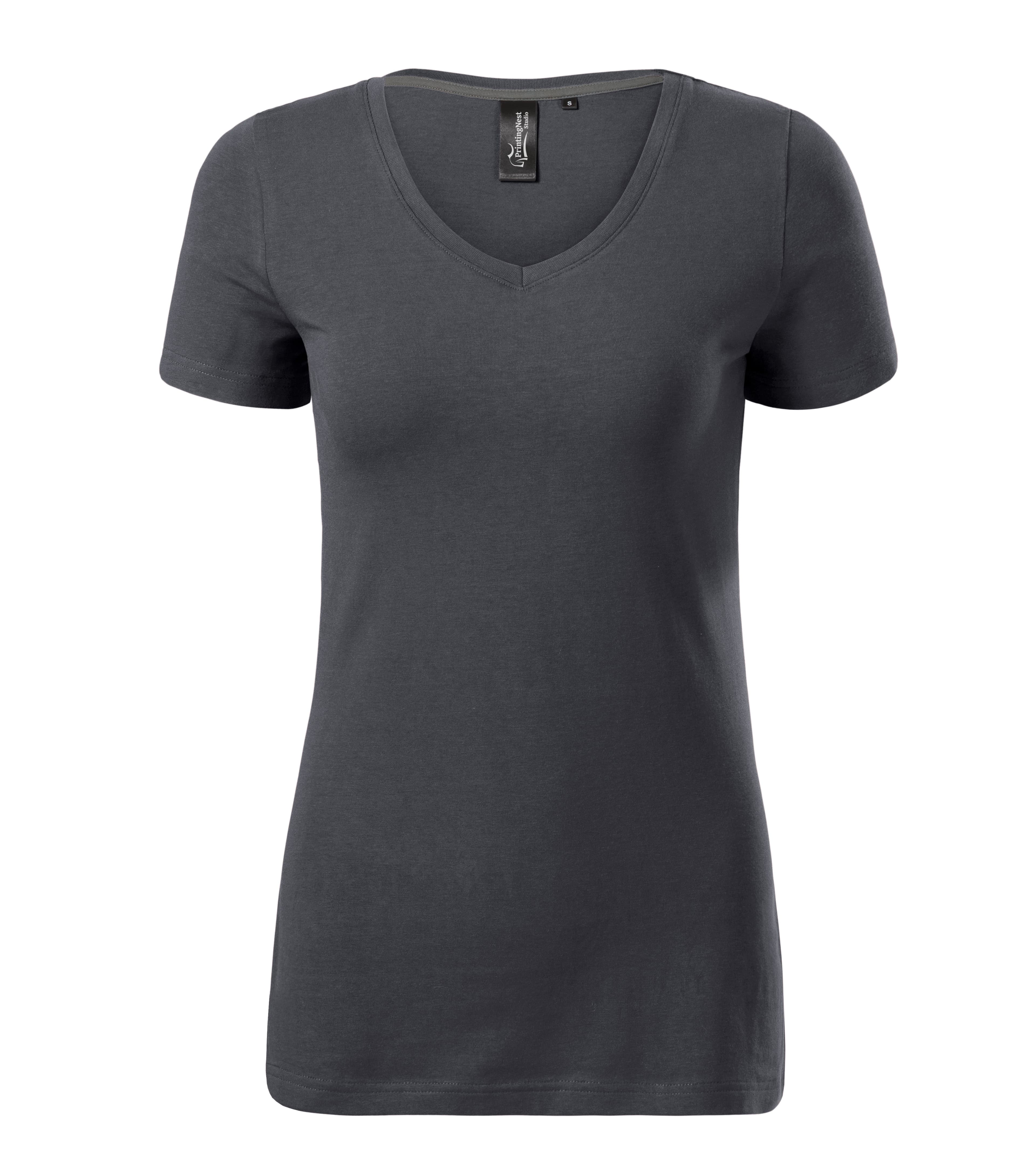 Luna Thread - T-Shirt women‘s 95% Baumwolle 5% Elasthan - 701 in hell Anthrazit