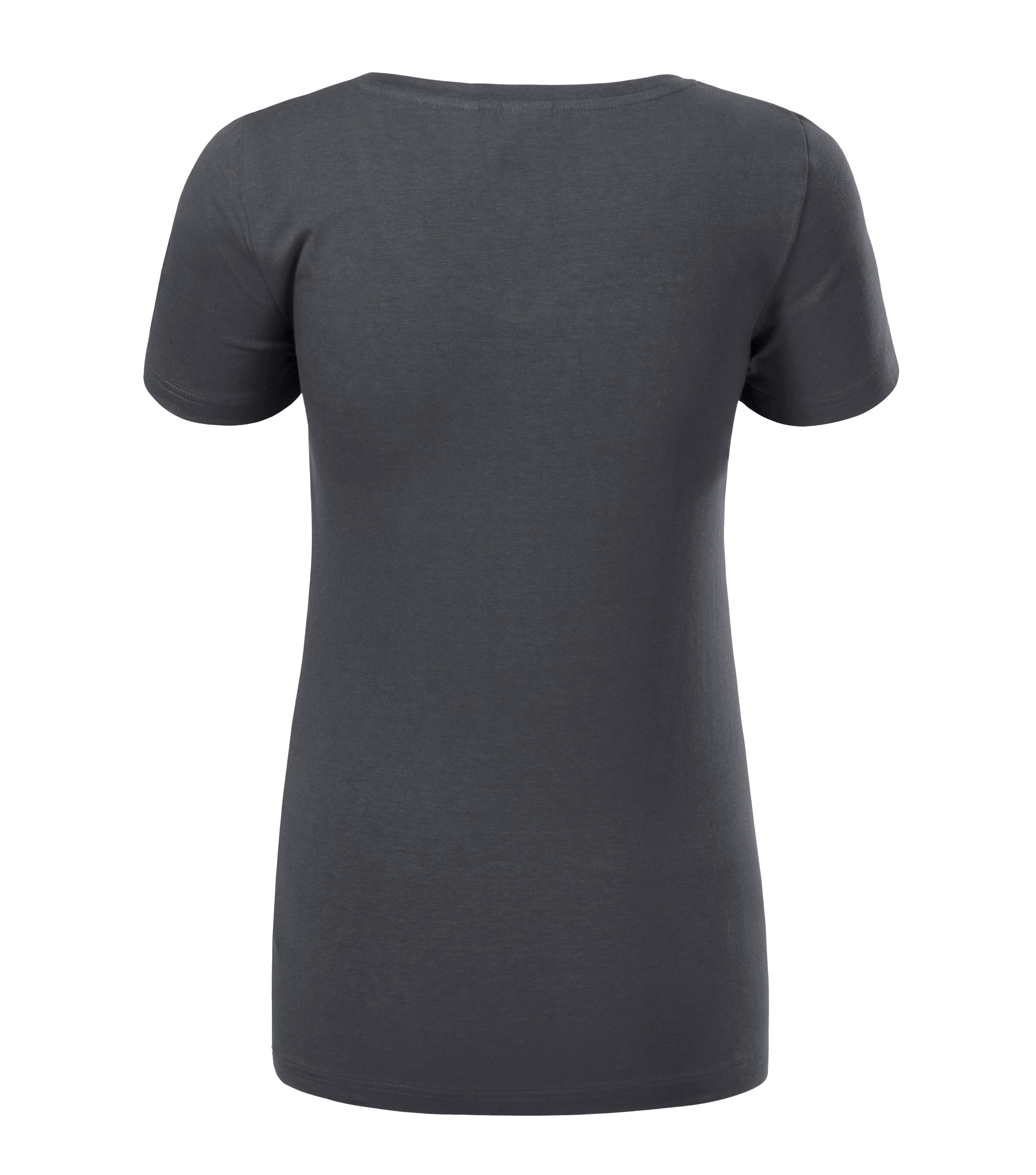 Luna Thread - T-Shirt women‘s 95% Baumwolle 5% Elasthan - 701 in hell Anthrazit