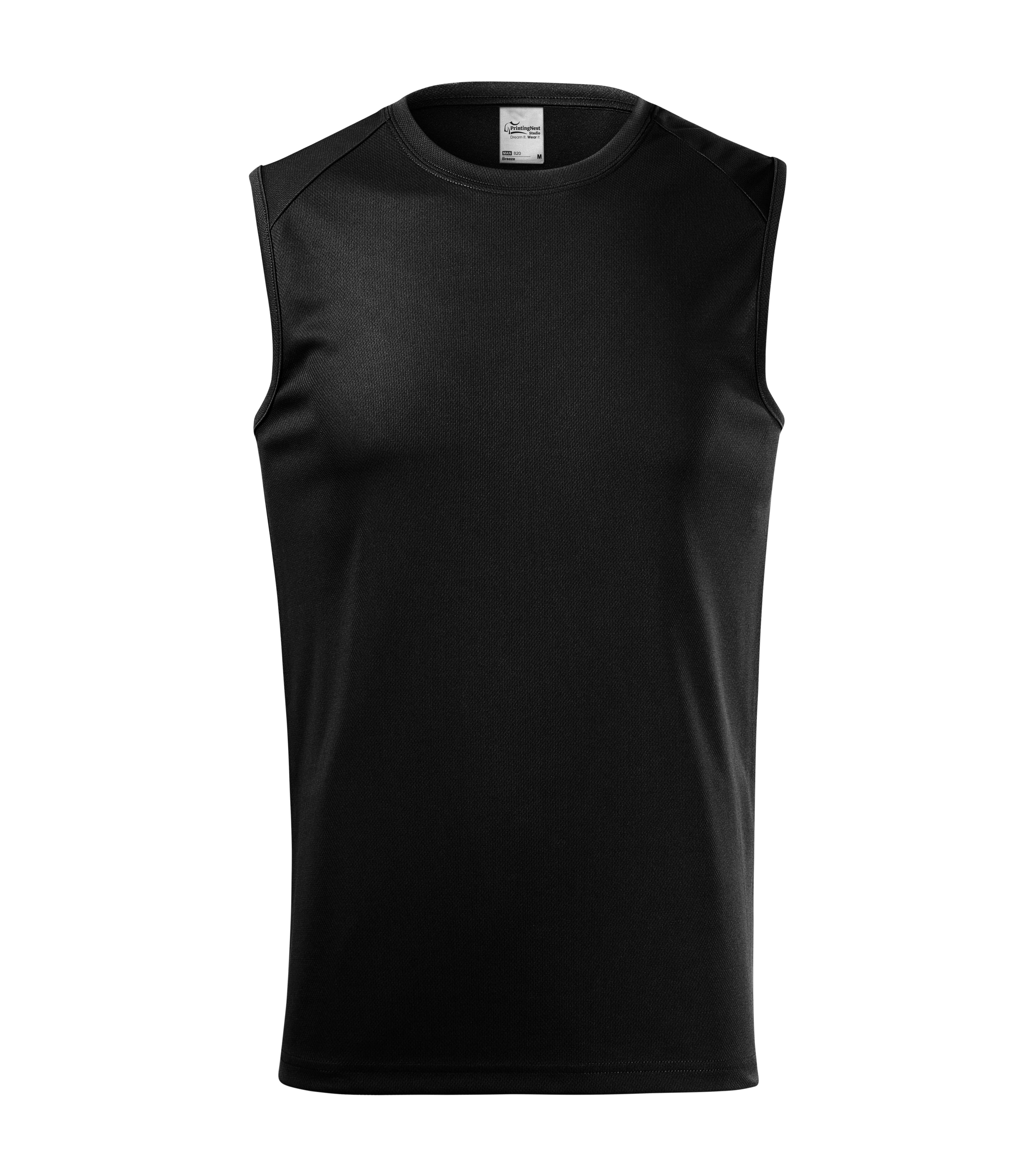 Obsidian Path - Top Herren 100% Polyester - 820 in Schwarz