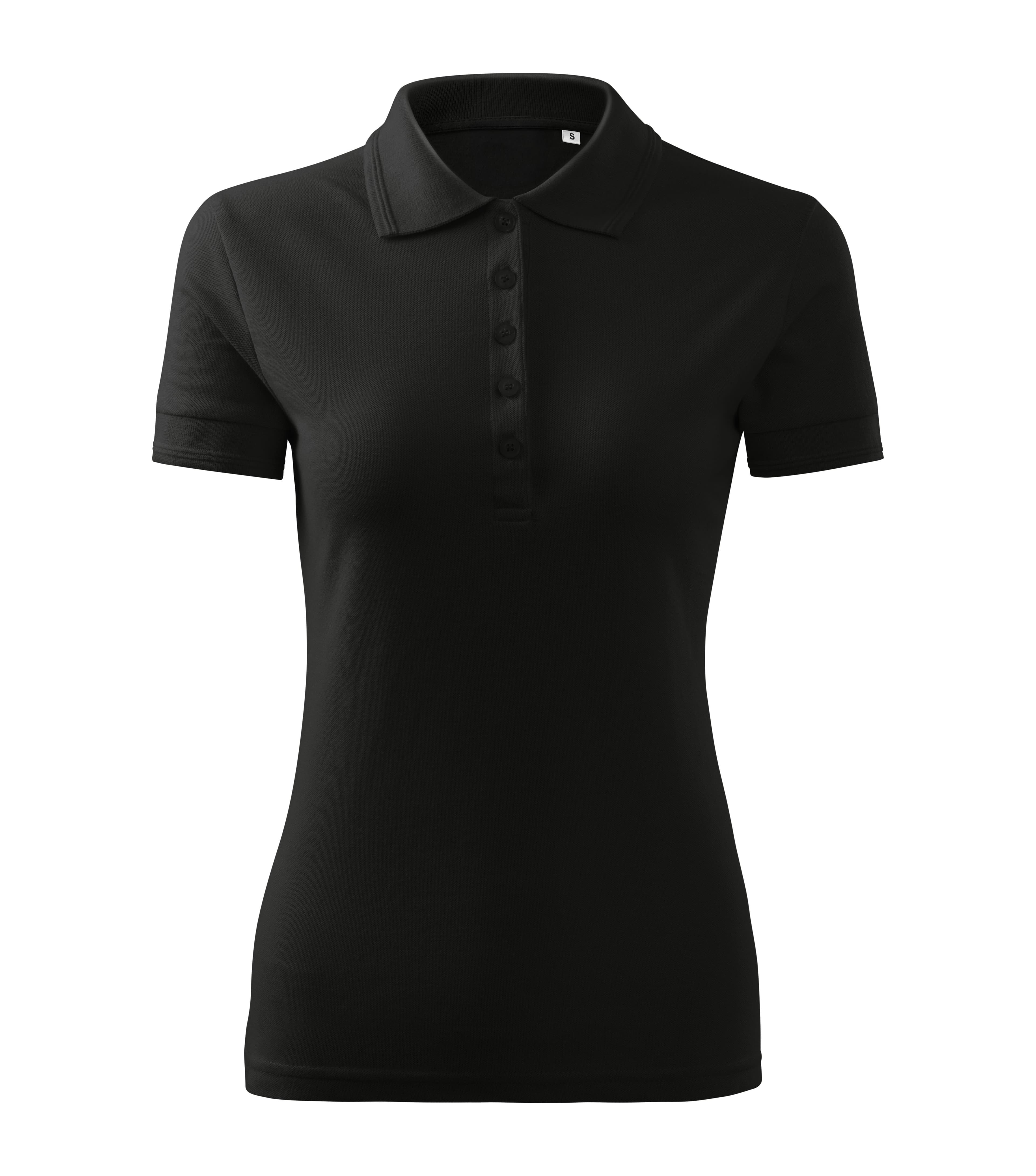 Celestine - Poloshirt Damen 65% Baumwolle 35% Polyester FREE - F10 in Schwarz