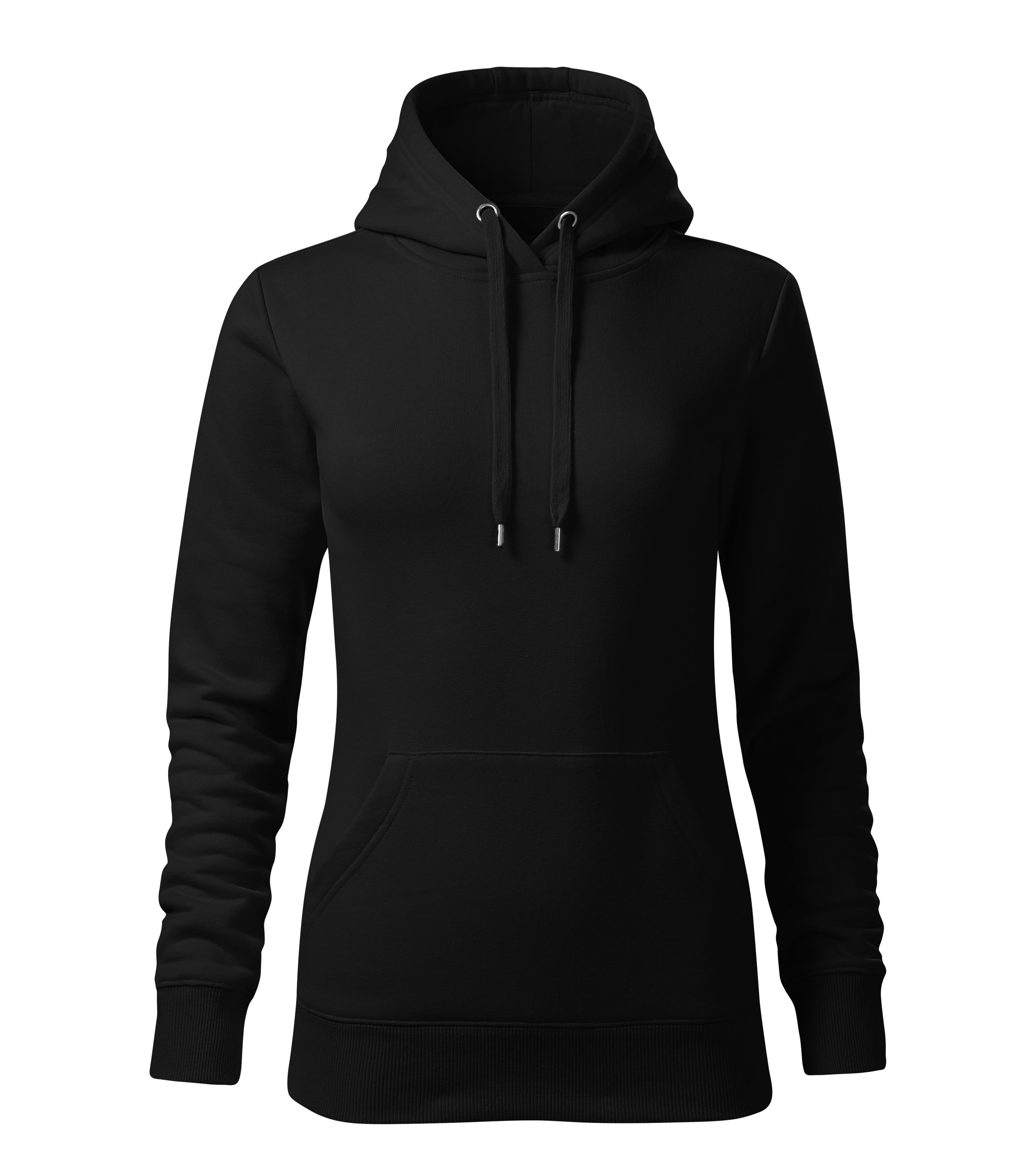 Solene - Sweatshirt Damen 65% Baumwolle 35% Polyester - F14 in Schwarz
