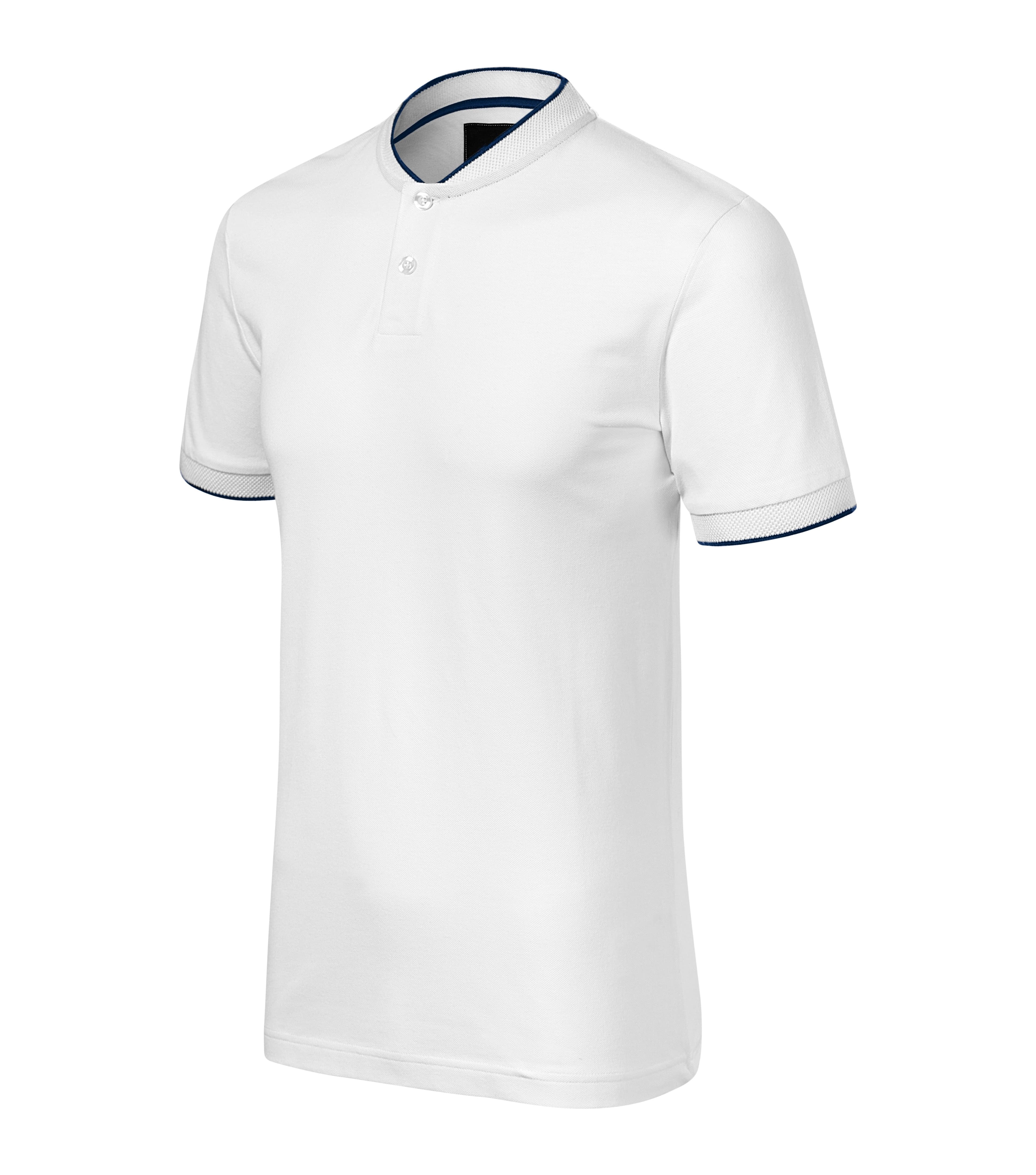 Drakon Sphere -Poloshirt Herren 100% Baumwolle, bomber collar- 273 in weiß