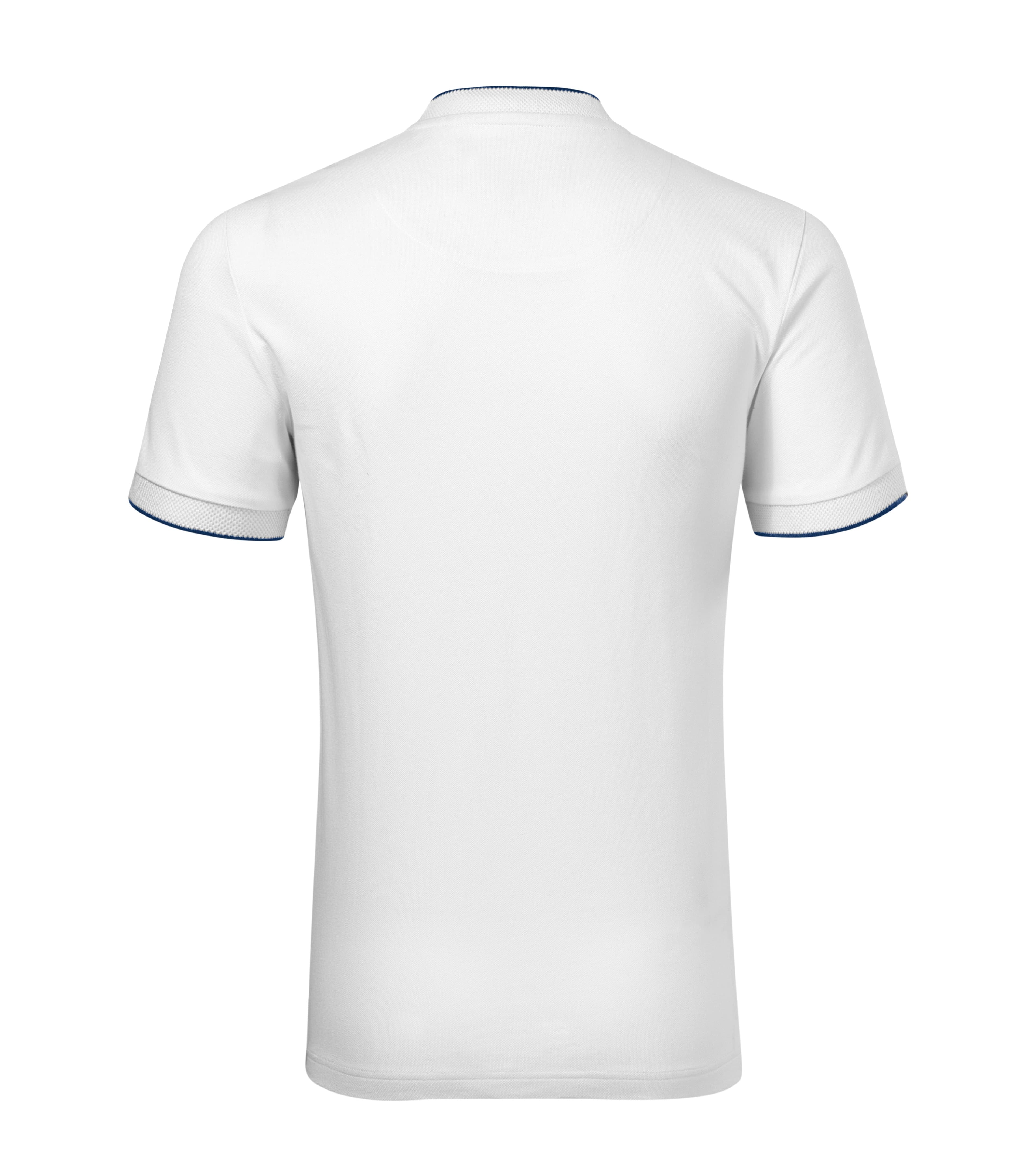 Drakon Sphere -Poloshirt Herren 100% Baumwolle, bomber collar- 273 in weiß