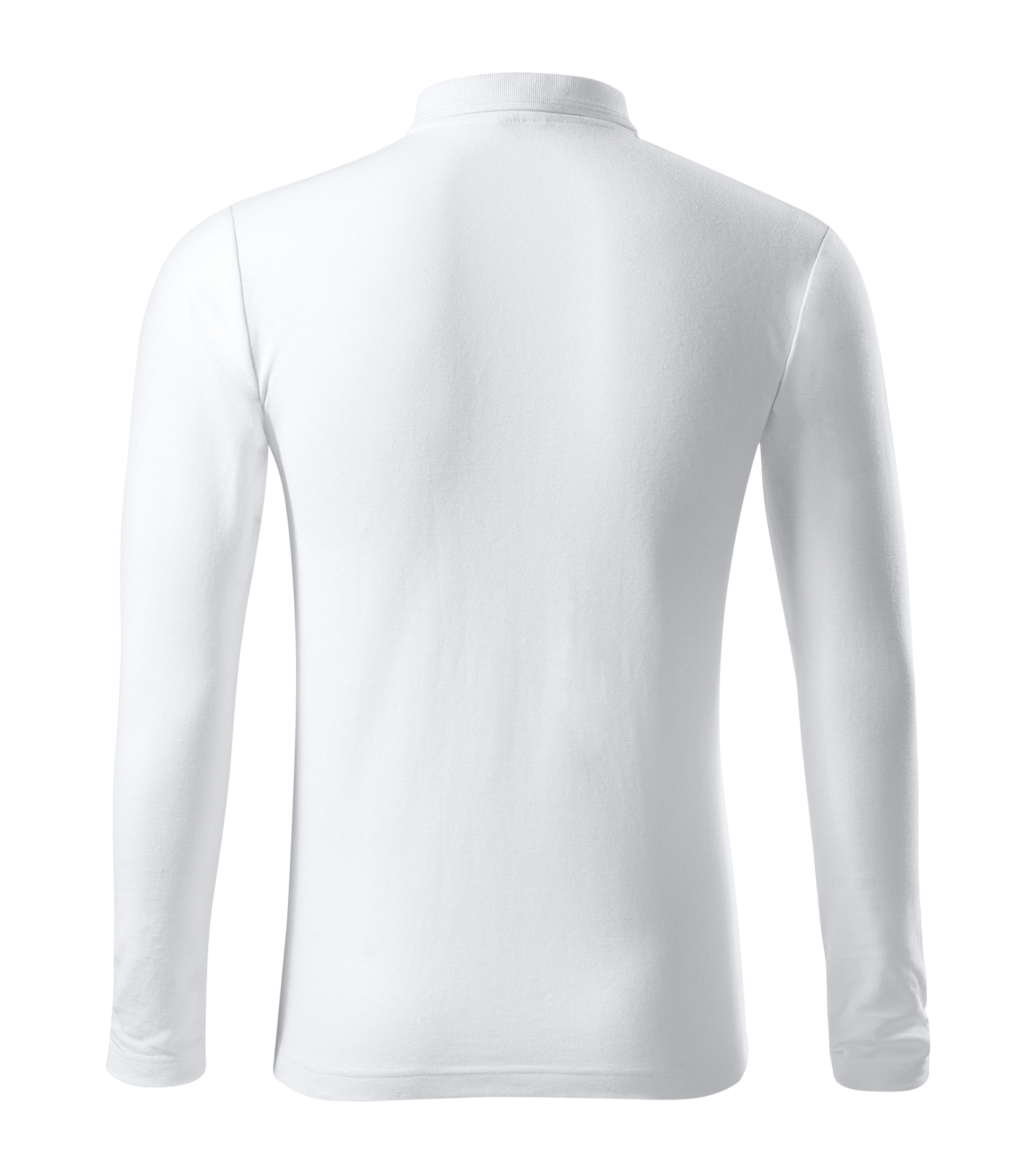 Helion Prime - Poloshirt Herren 65% Baumwolle 35% Polyester (long sleeve)- 221 in weiß